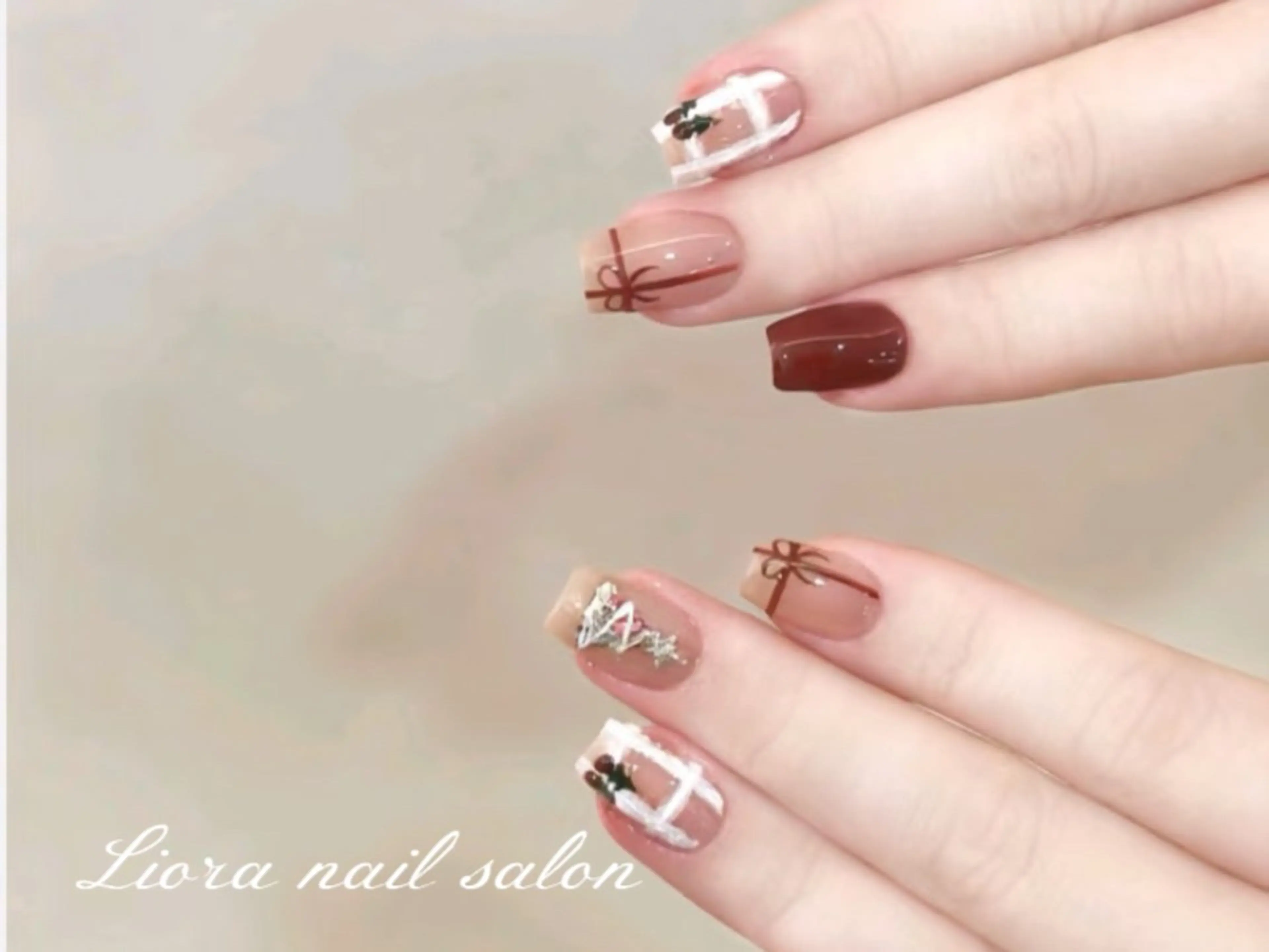 ネイル チークネイル フットネイル フレンチネイル ジェルネイル ガーリー ハンドネイル Liora ネイルサロン所属・Liora nail salonのネイルデザイン