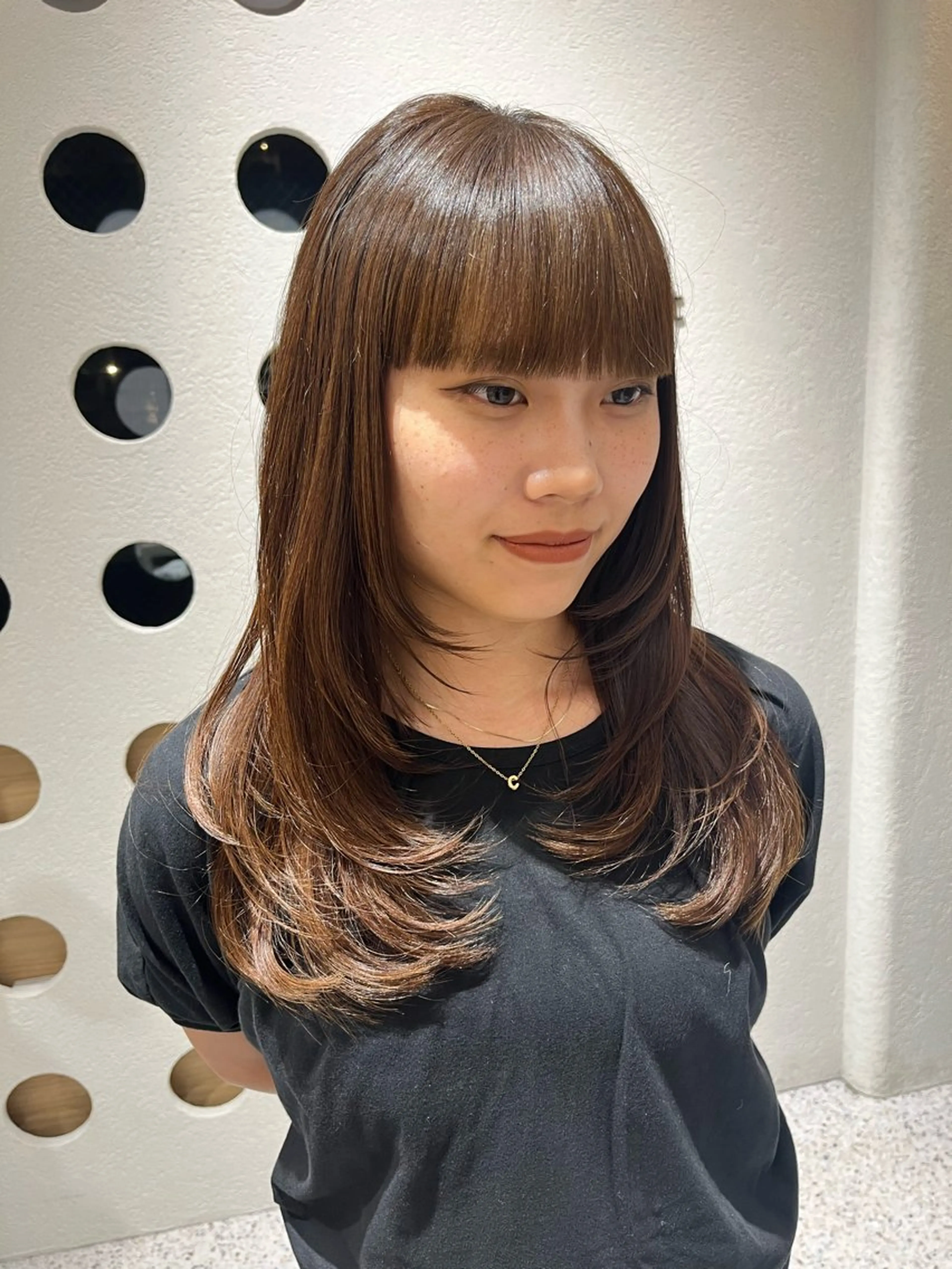セミロング 海老名で可愛いを作る 🫧shuri🫧のヘアスタイル
