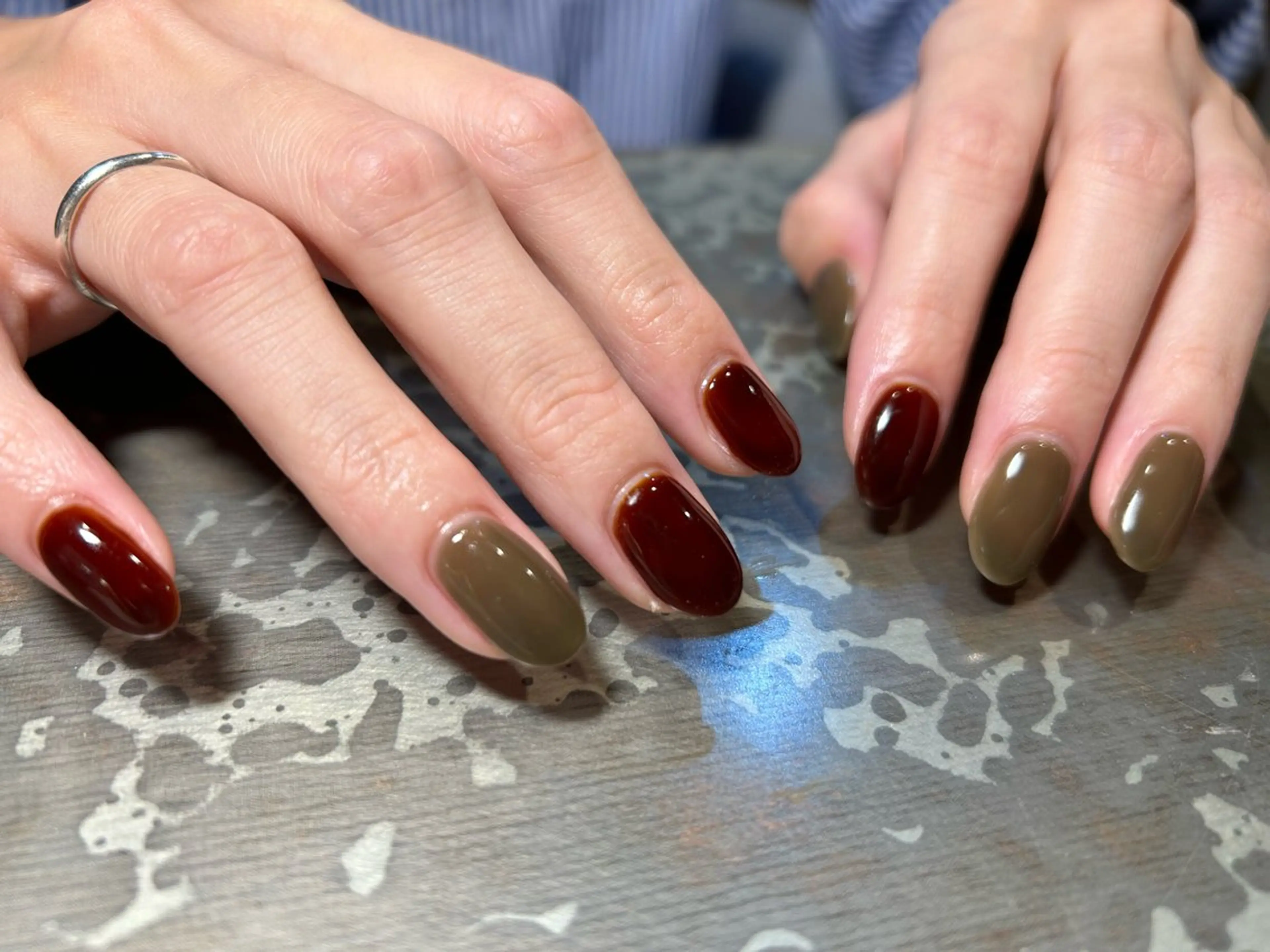 ネイル ワンカラーネイル ハンドネイル ハンドケア Ainchi nail所属・＊ misa ＊のネイルデザイン
