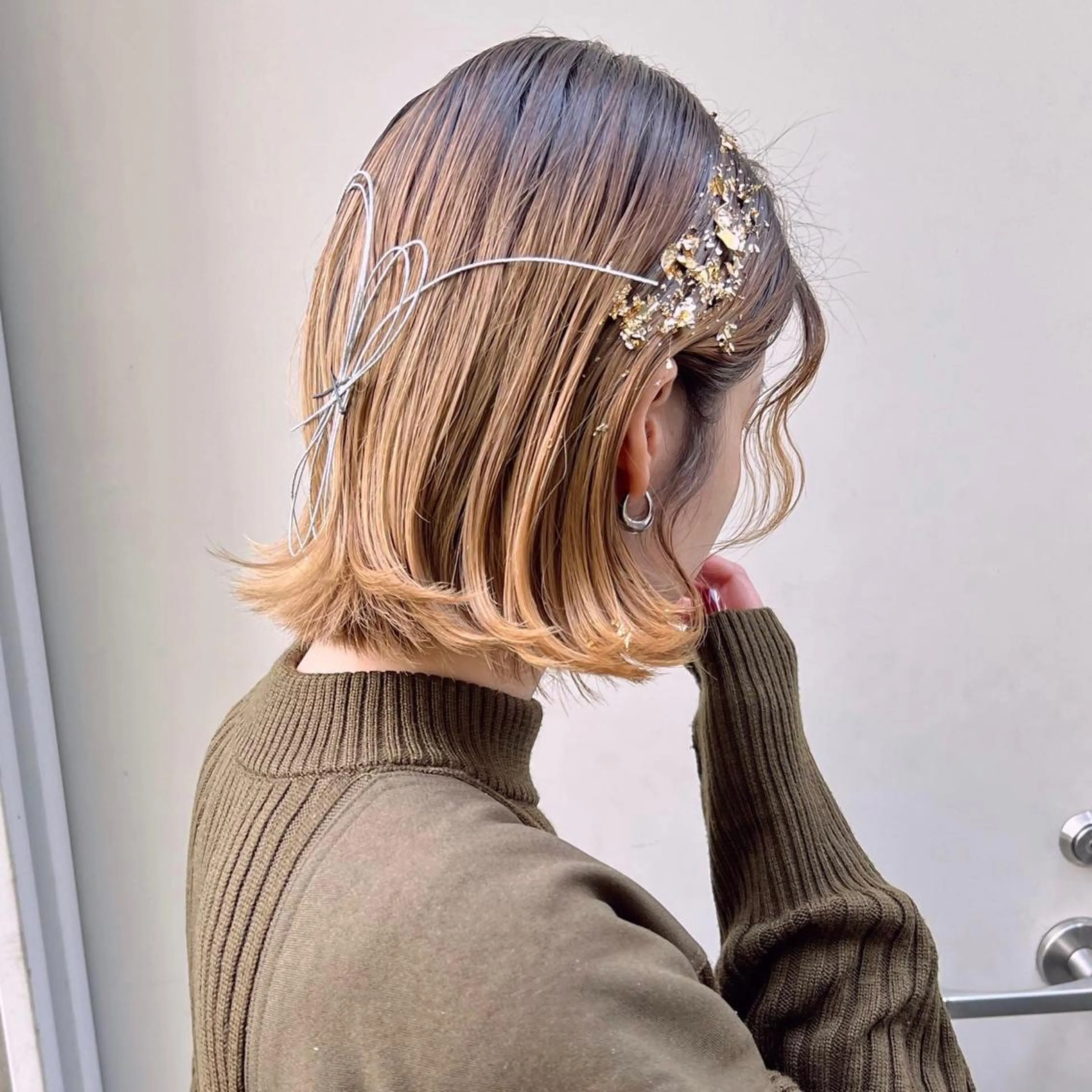 ミディアム ヘアアレンジ 成人式 卒業式のヘアスタイル ヘアセット GrandStory SHIBUYA所属・卒業式お呼ばれ🕊️ ヘアセット✴︎ミキのヘアスタイル