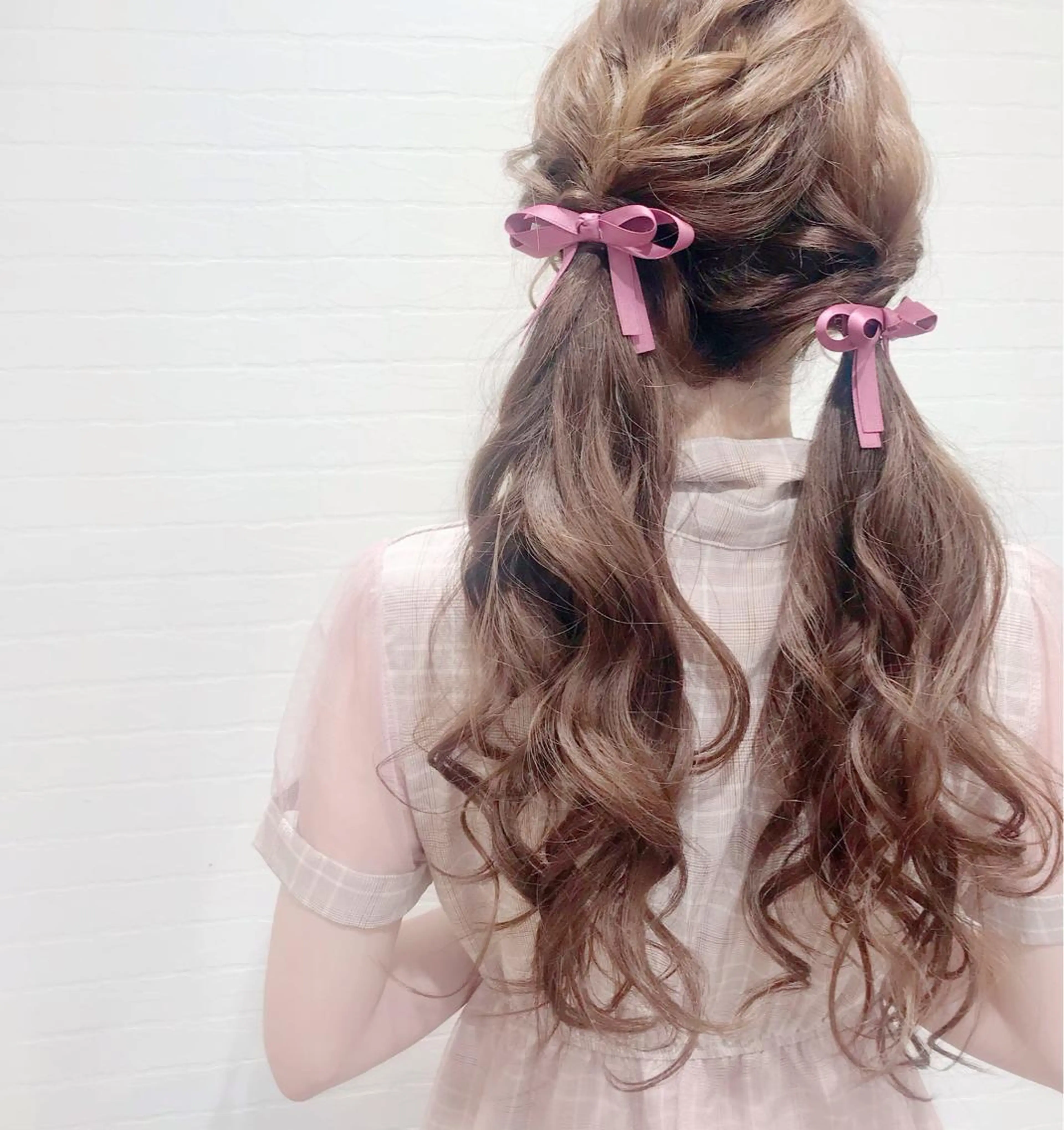 ロング ヘアアレンジ ツインテール ヘアセット GRANLUSSO 〜グランルッソ駅前店所属・木口 嘉美のヘアスタイル