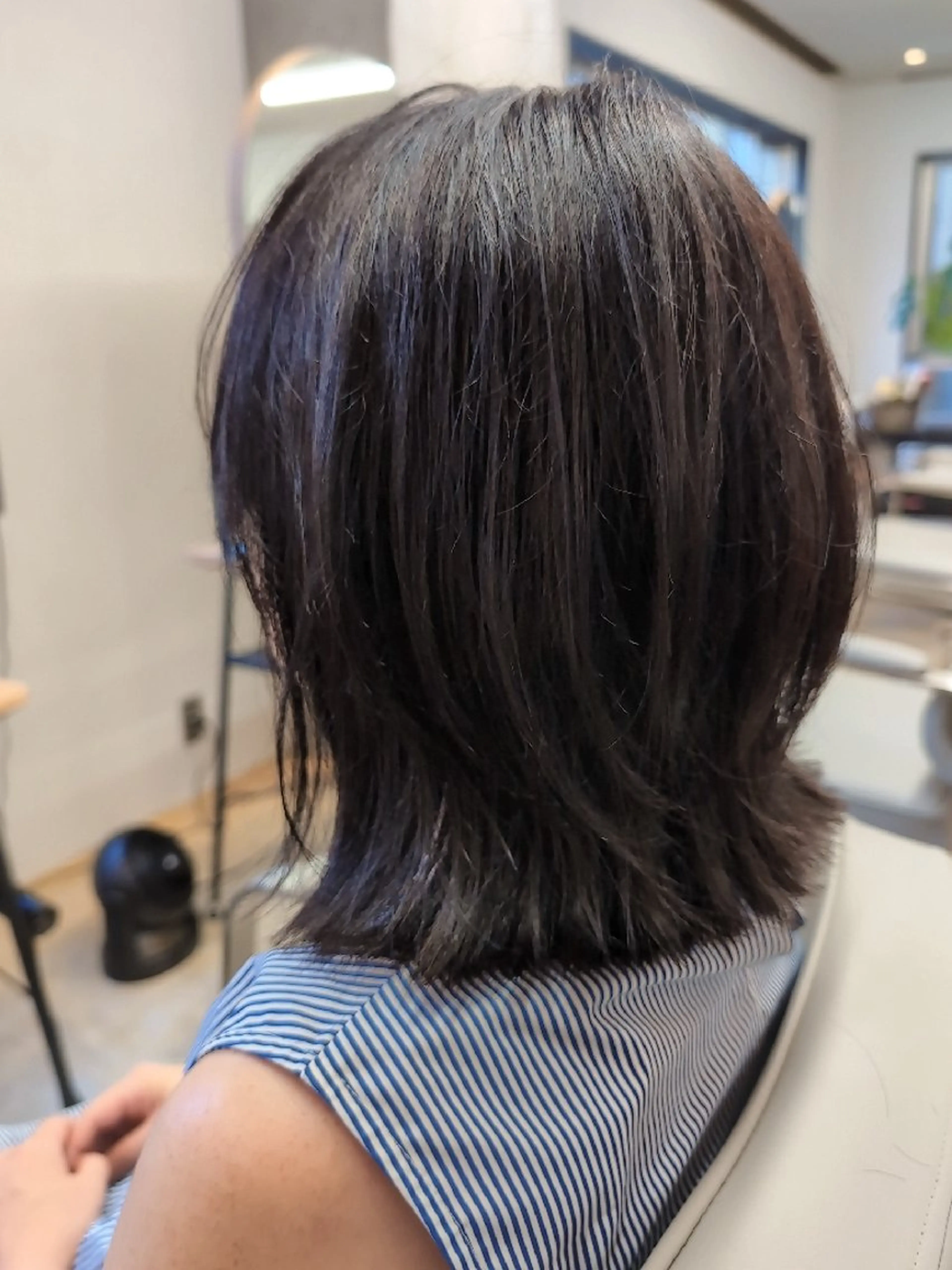 ミディアム ボブ 小顔カット 外ハネヘア カット ヘアカラー トリートメント MOCO hair flor所属・MOCO hair  flor /kohのヘアスタイル