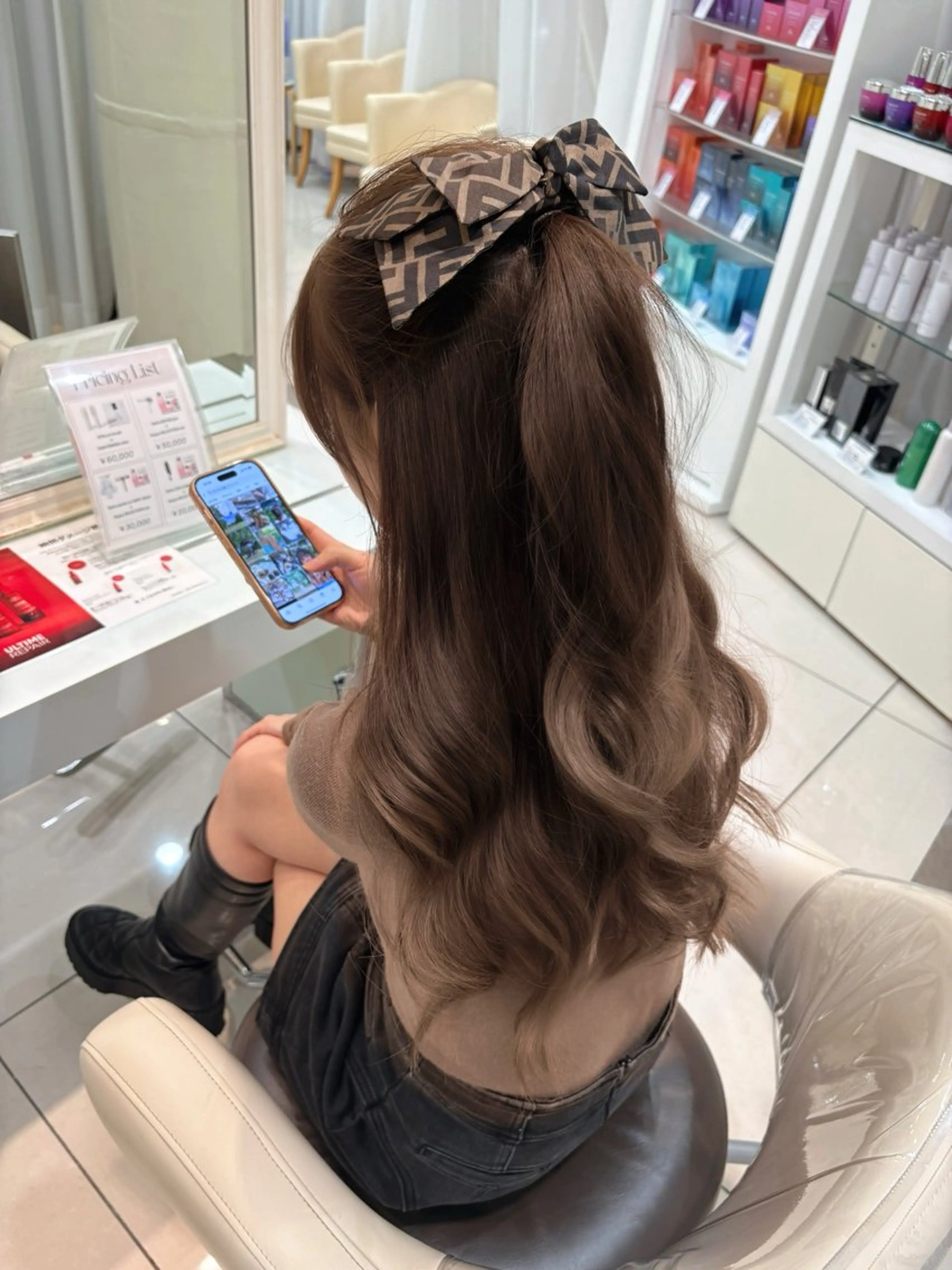 セミロング カット ヘアカラー トリートメント 💗ブリーチなし 垢抜け💗徳井はやとのヘアスタイル