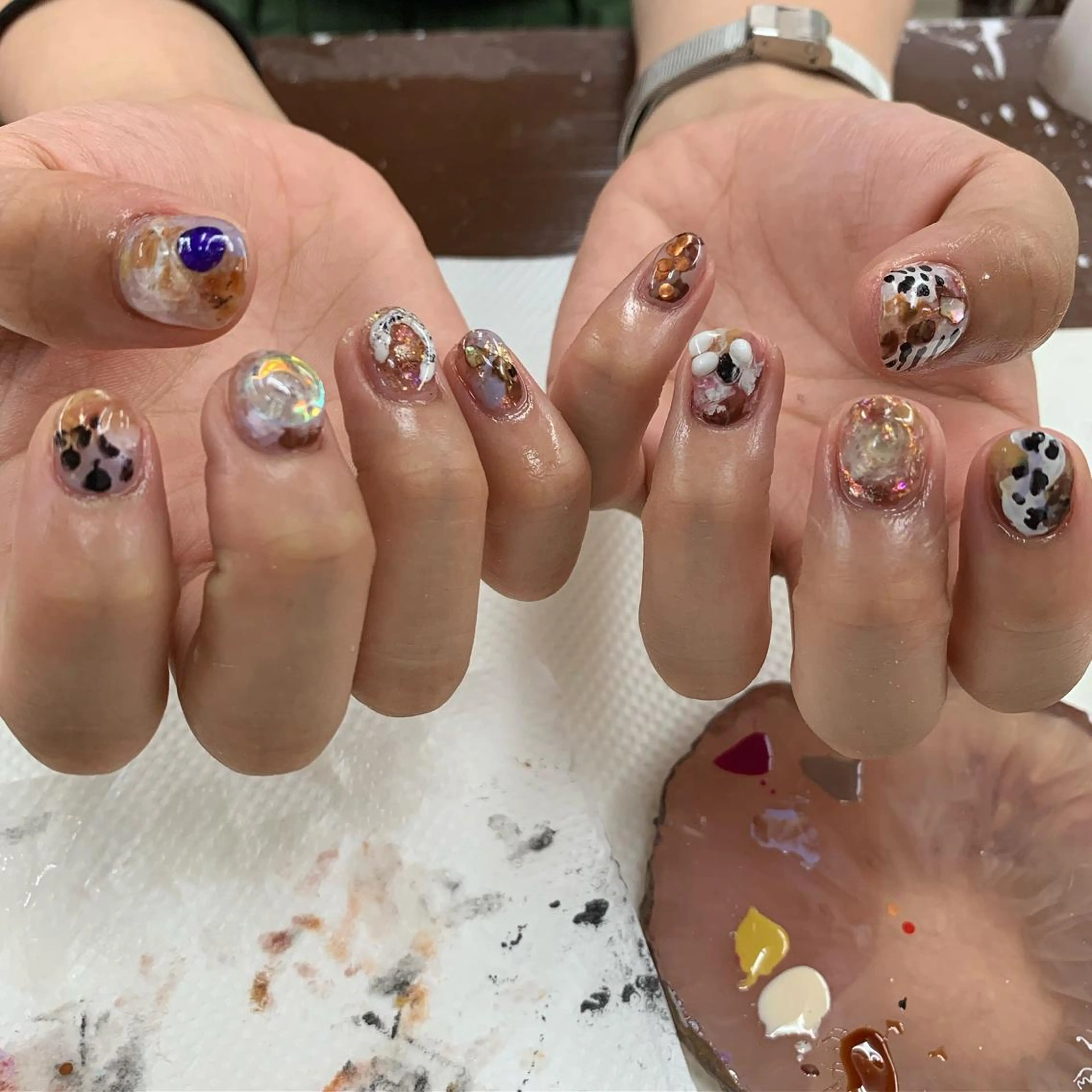 ネイル ハンドネイル go today sharesalon所属・M misakiのネイルデザイン