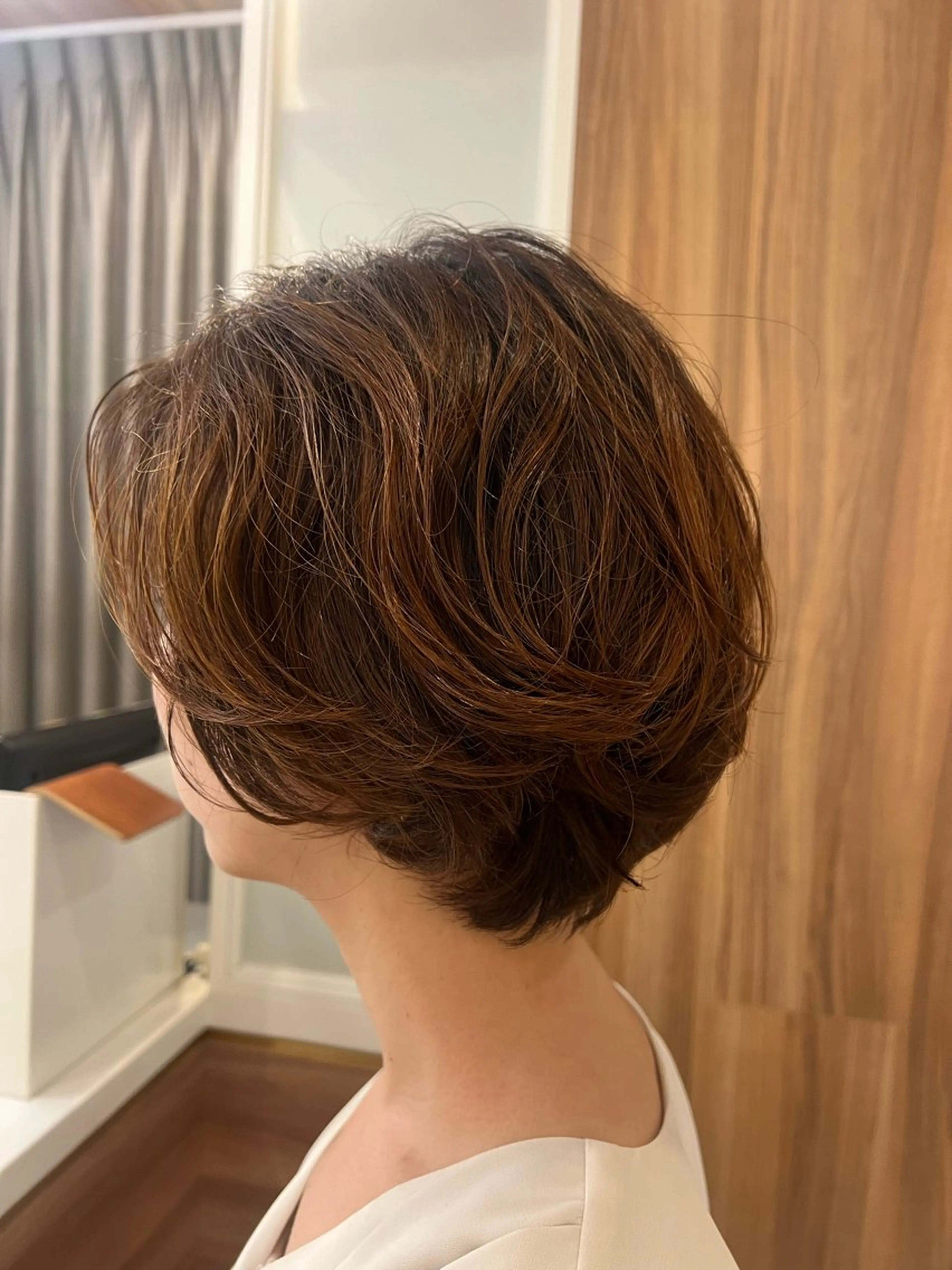 ショート パーマ パーマ BEAUTRIUM 穂乃香のヘアスタイル