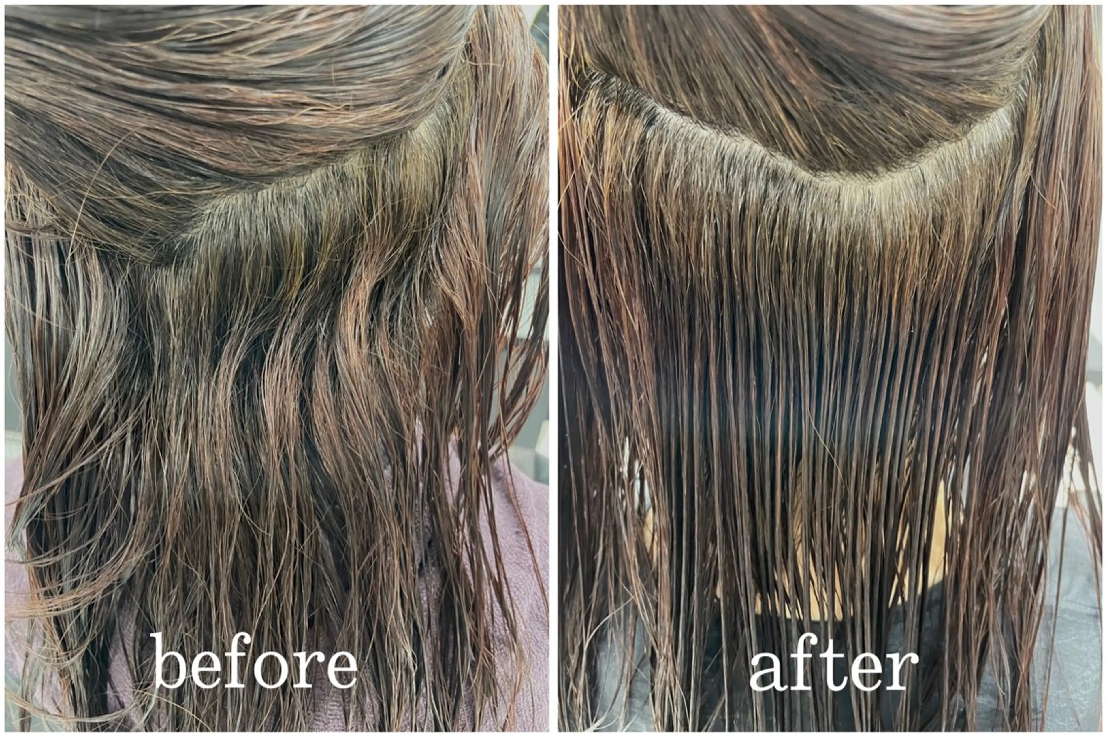 セミロング パーマ セミロングパーマ くせ毛 ストレートパーマ 無料カットモデル募集 /　 Juanのヘアスタイル