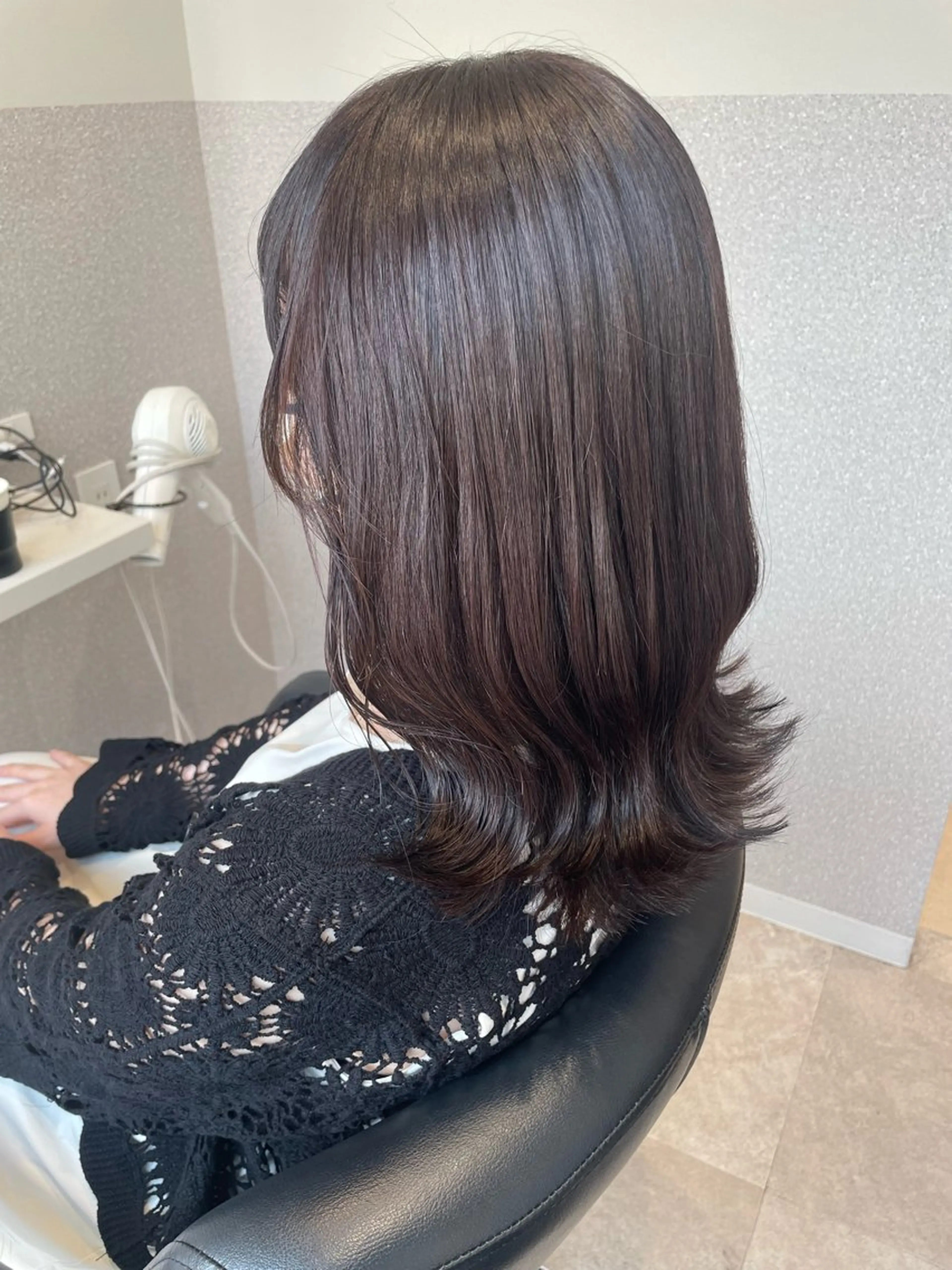 ミディアム カラー アッシュ ラベンダーカラー ラベンダーアッシュ カット ヘアカラー 女性リピ90%🍨 🩷佐藤みずきのヘアスタイル