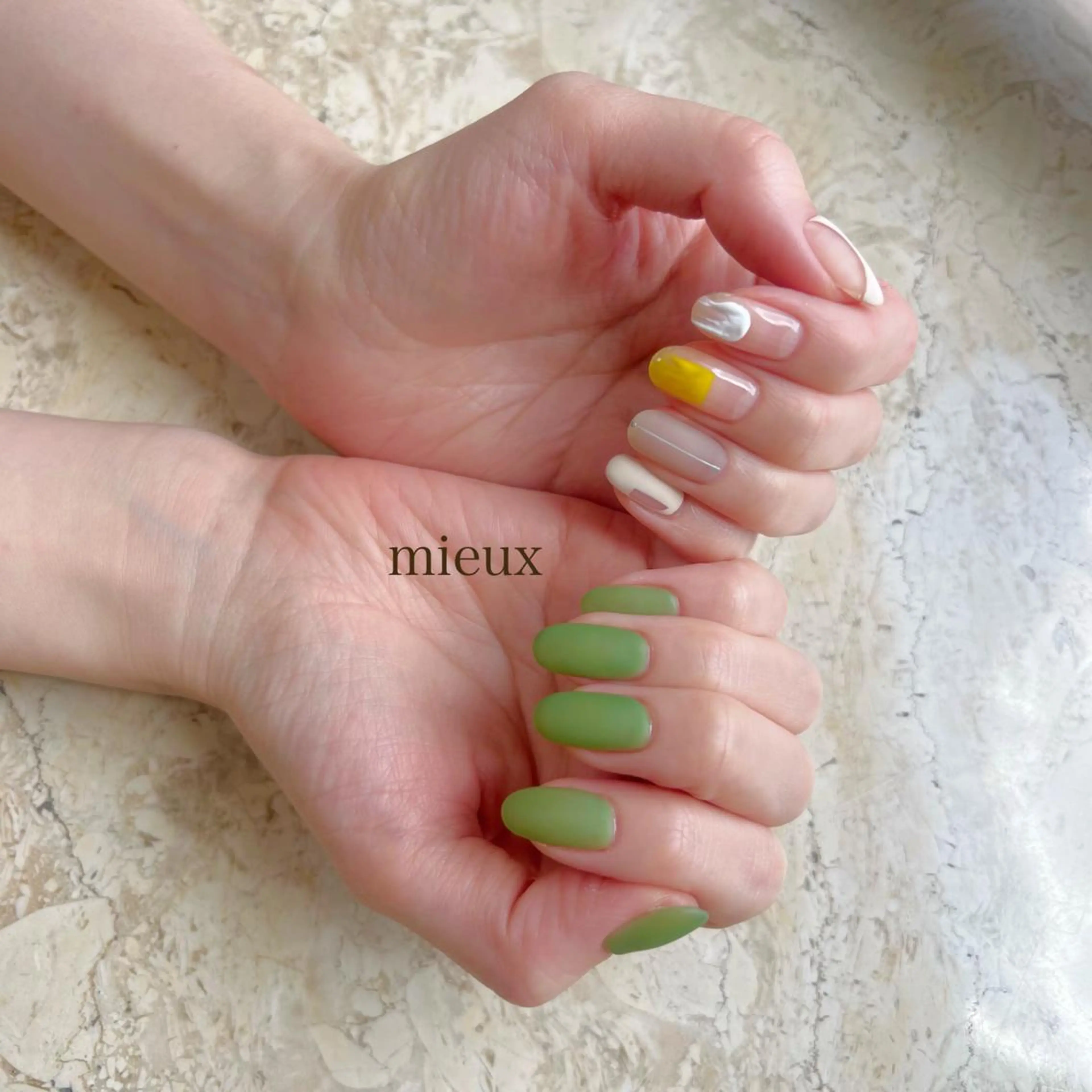 ネイル ハンドネイル フットネイル nail salon mieux(ミュー)のネイルデザイン
