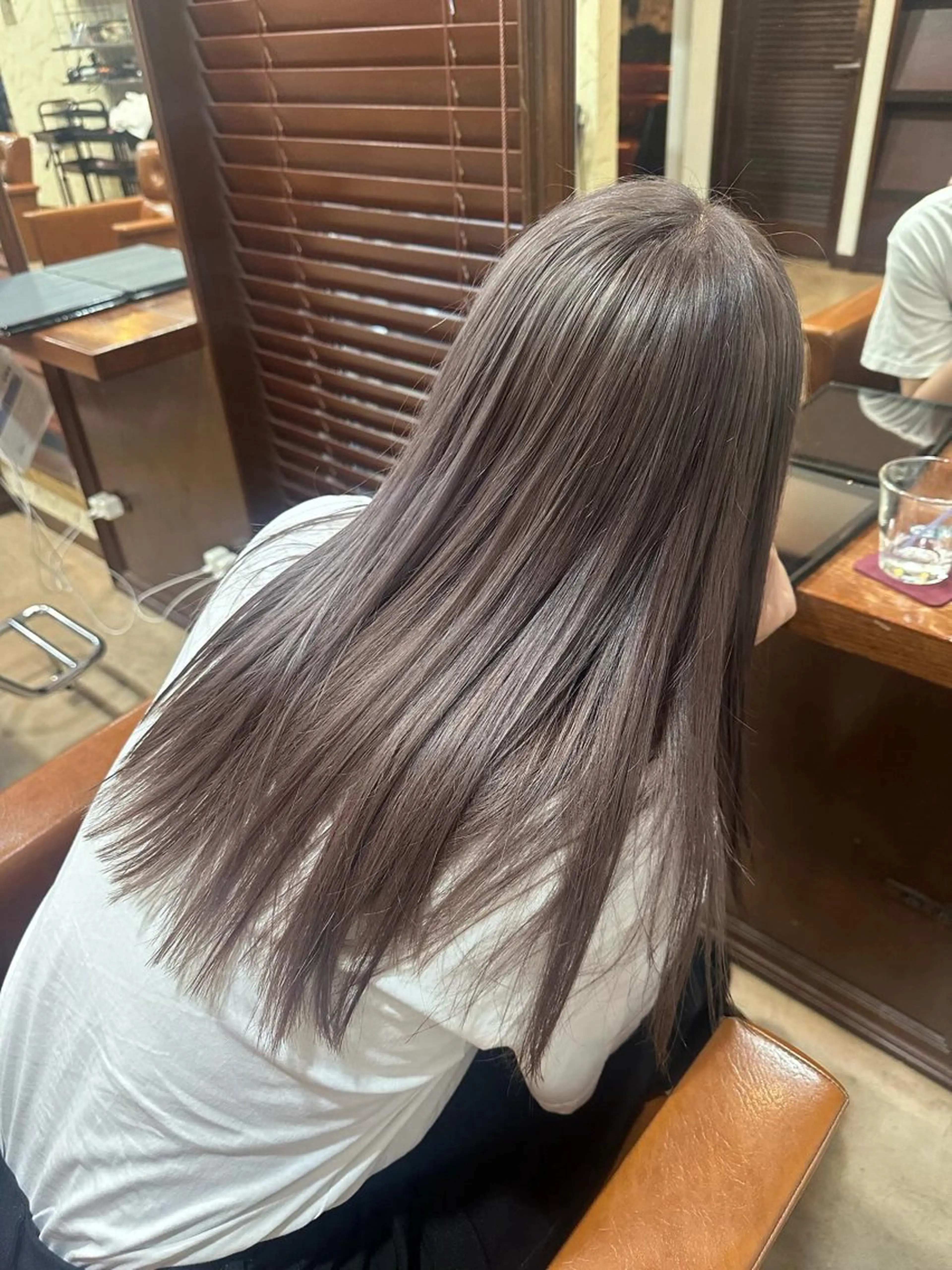セミロング カット ヘアカラー トリートメント hair make apt mocalabel所属・オクムラ ユキノのヘアスタイル