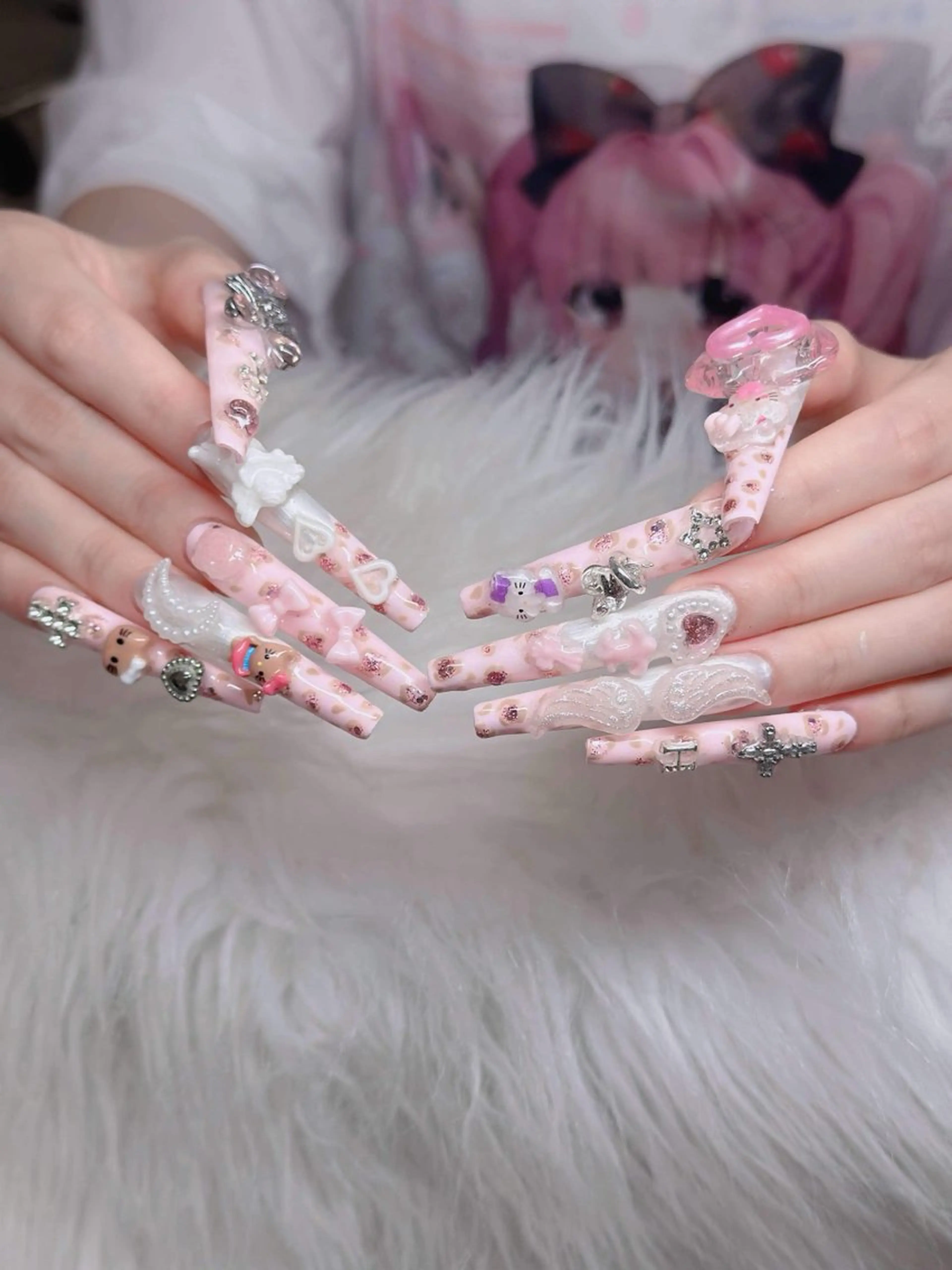 ネイル ジェルネイル 韓国ネイル マグネットネイル ネイルチップ 冬ネイル Lenie Nailのネイルデザイン