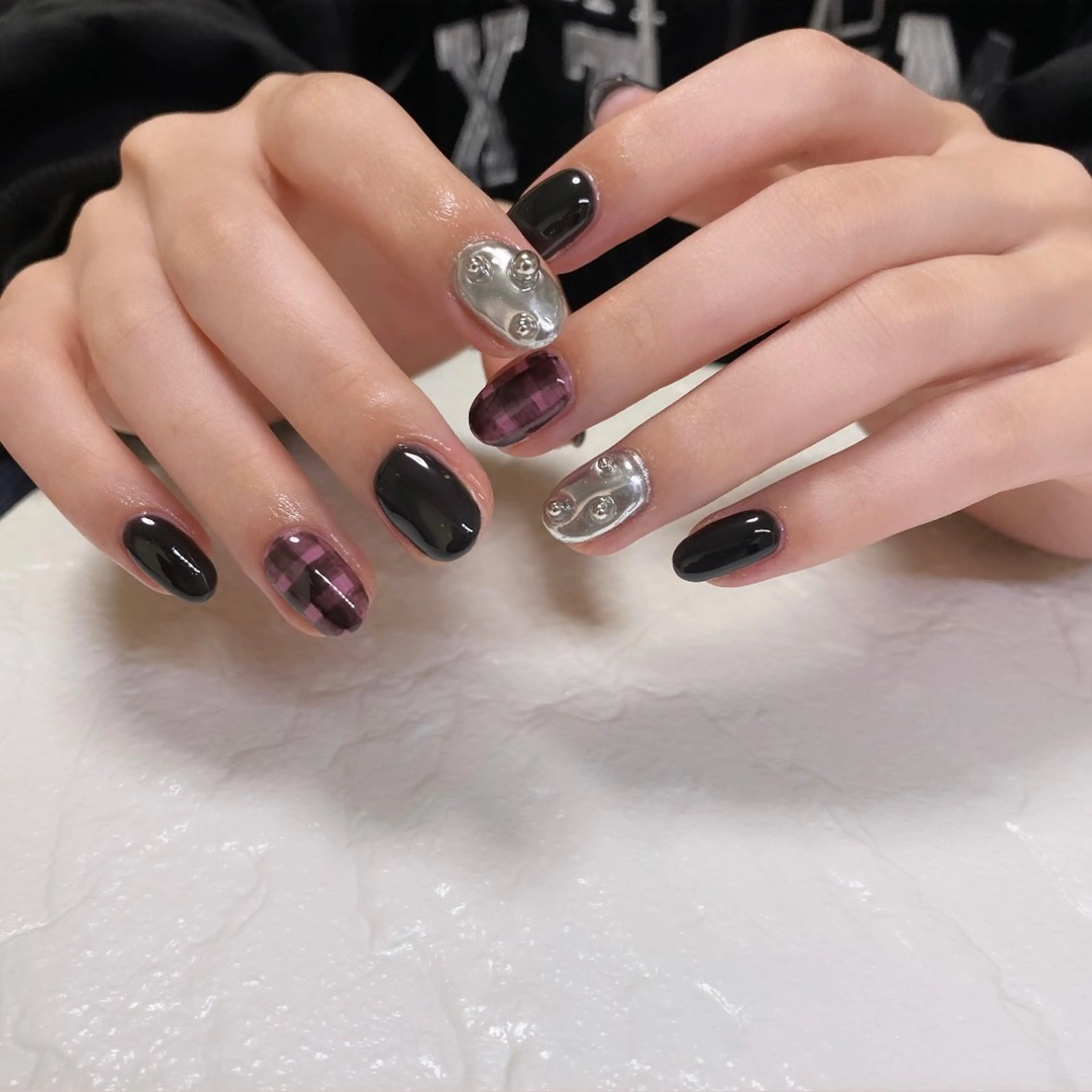 ネイル ハンドネイル フットネイル nail salon minuitのマツエク・マツパデザイン