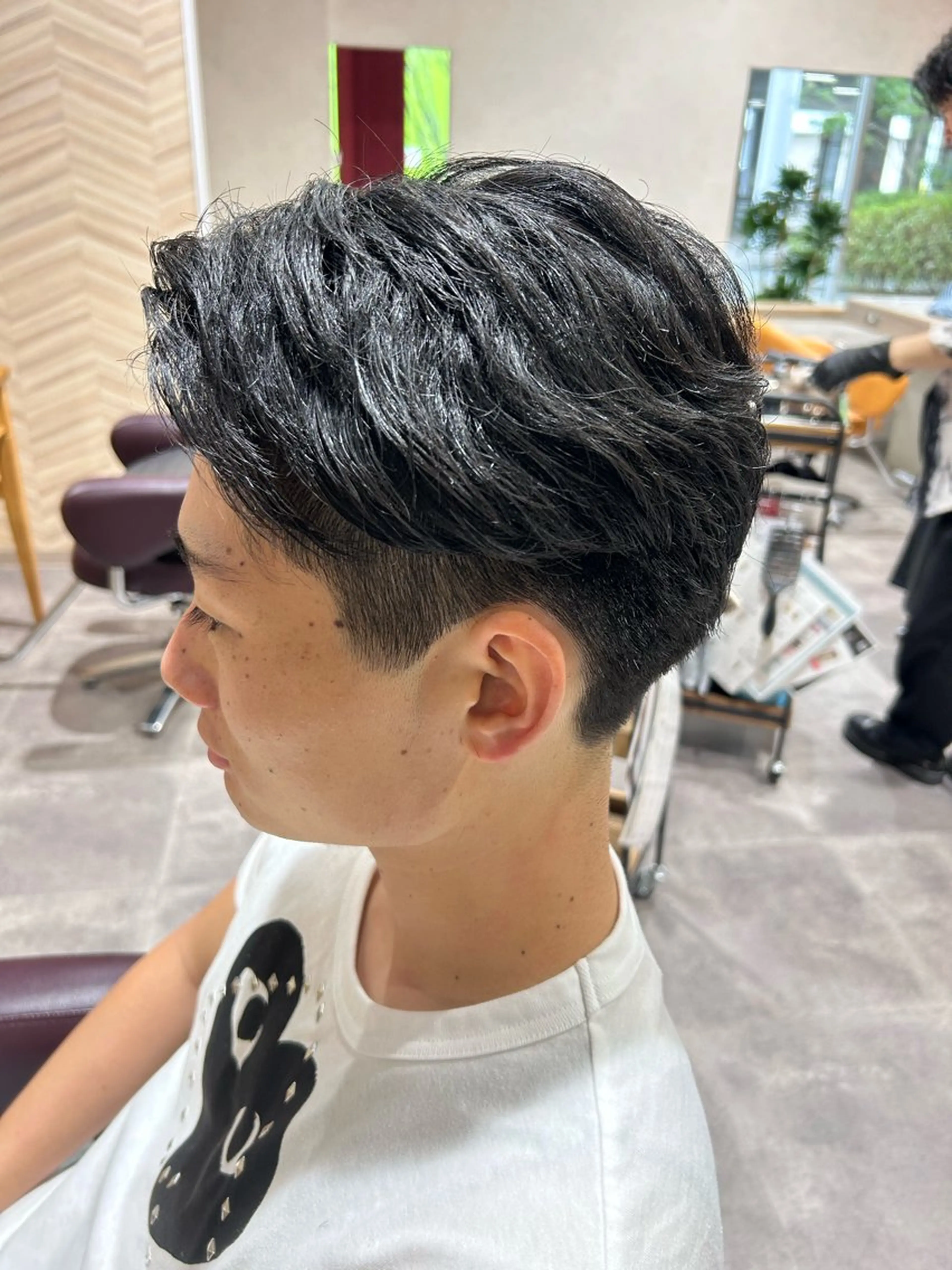 ショート カット パーマ 福壽 智也のヘアスタイル