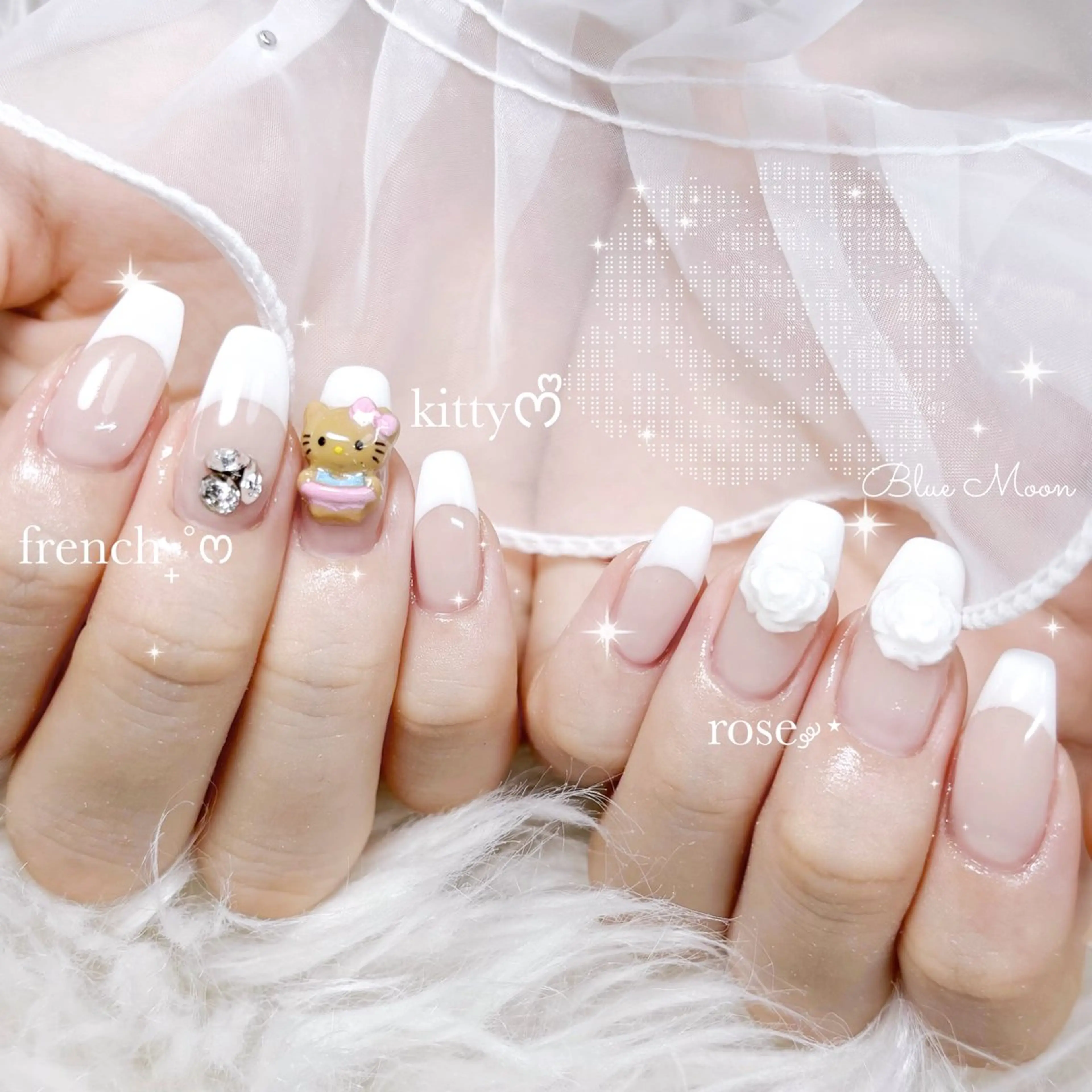 ネイル ハンドネイル ハンドケア nail salon Blue Moonのネイルデザイン