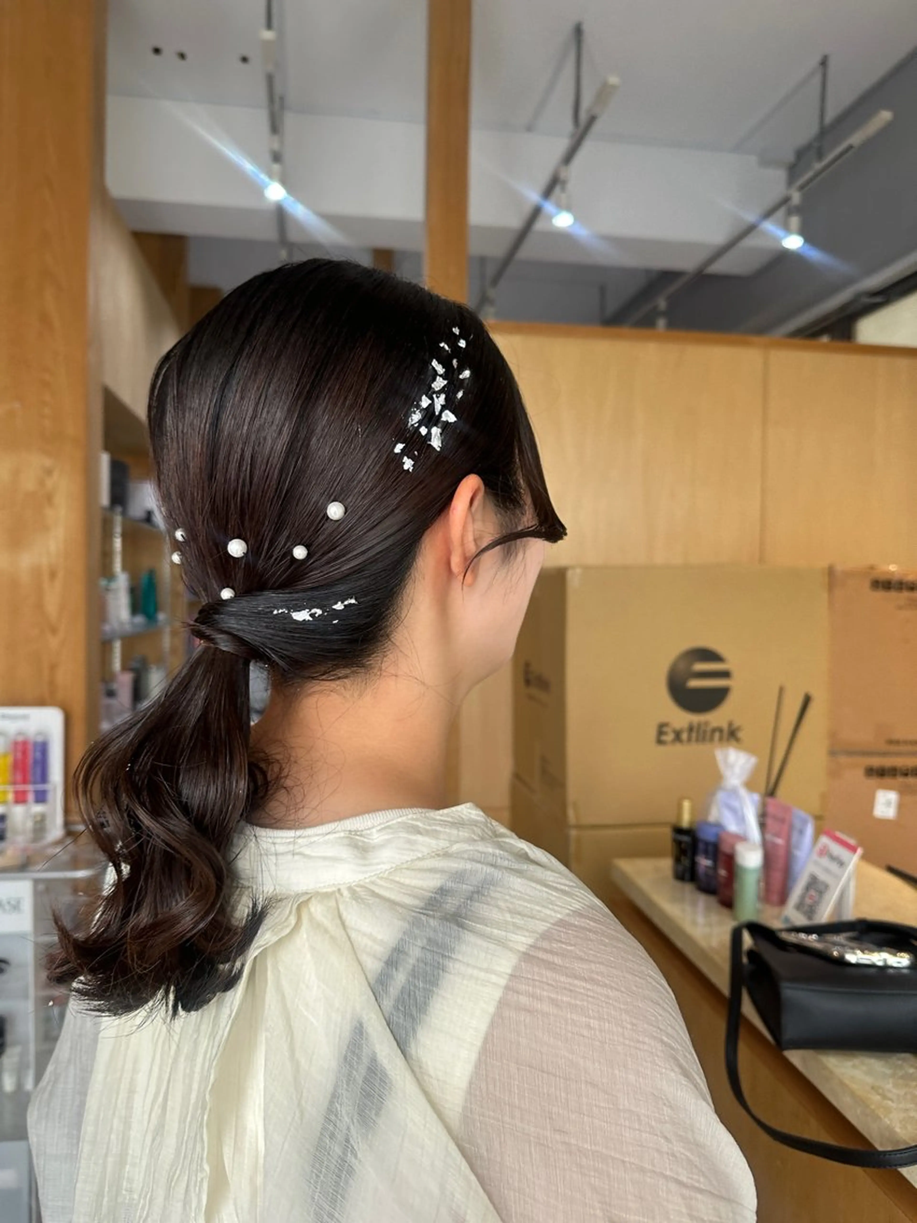 ミディアム ヘアセット miloc MOMOKAのヘアスタイル