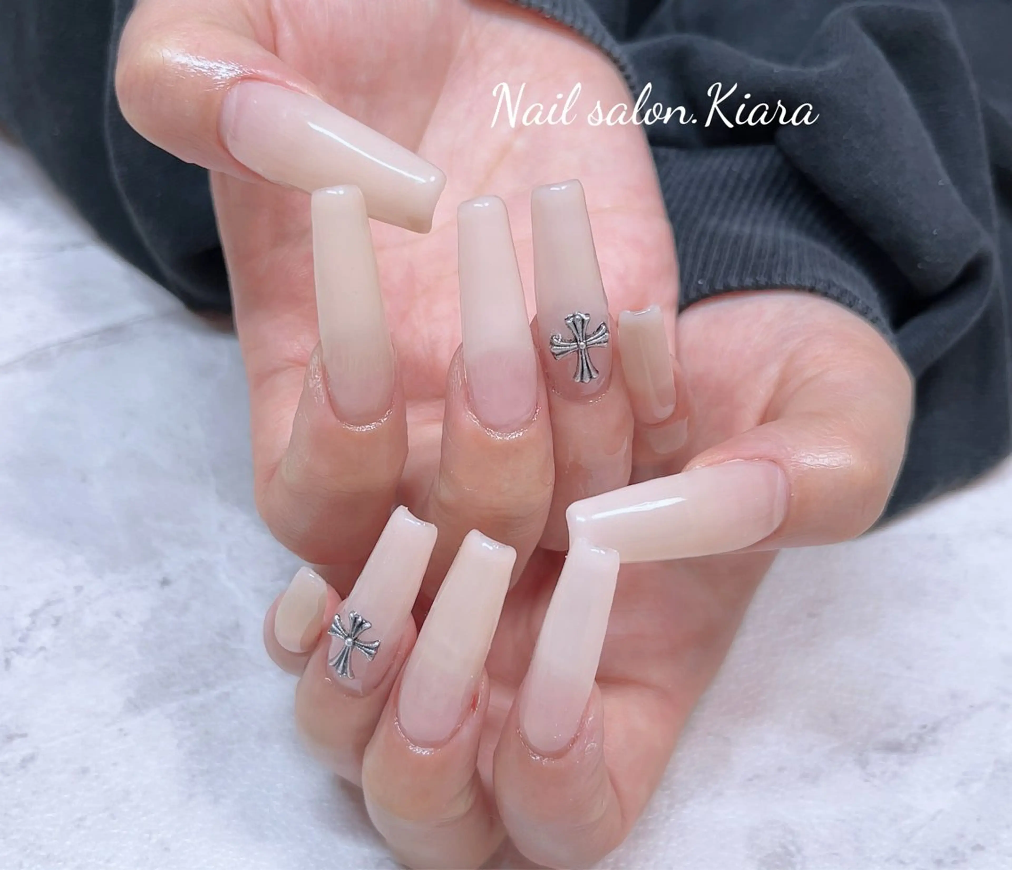 ネイル グラデーション ラメ(グリッター) 🍭Kiara Nail🍭のネイルデザイン
