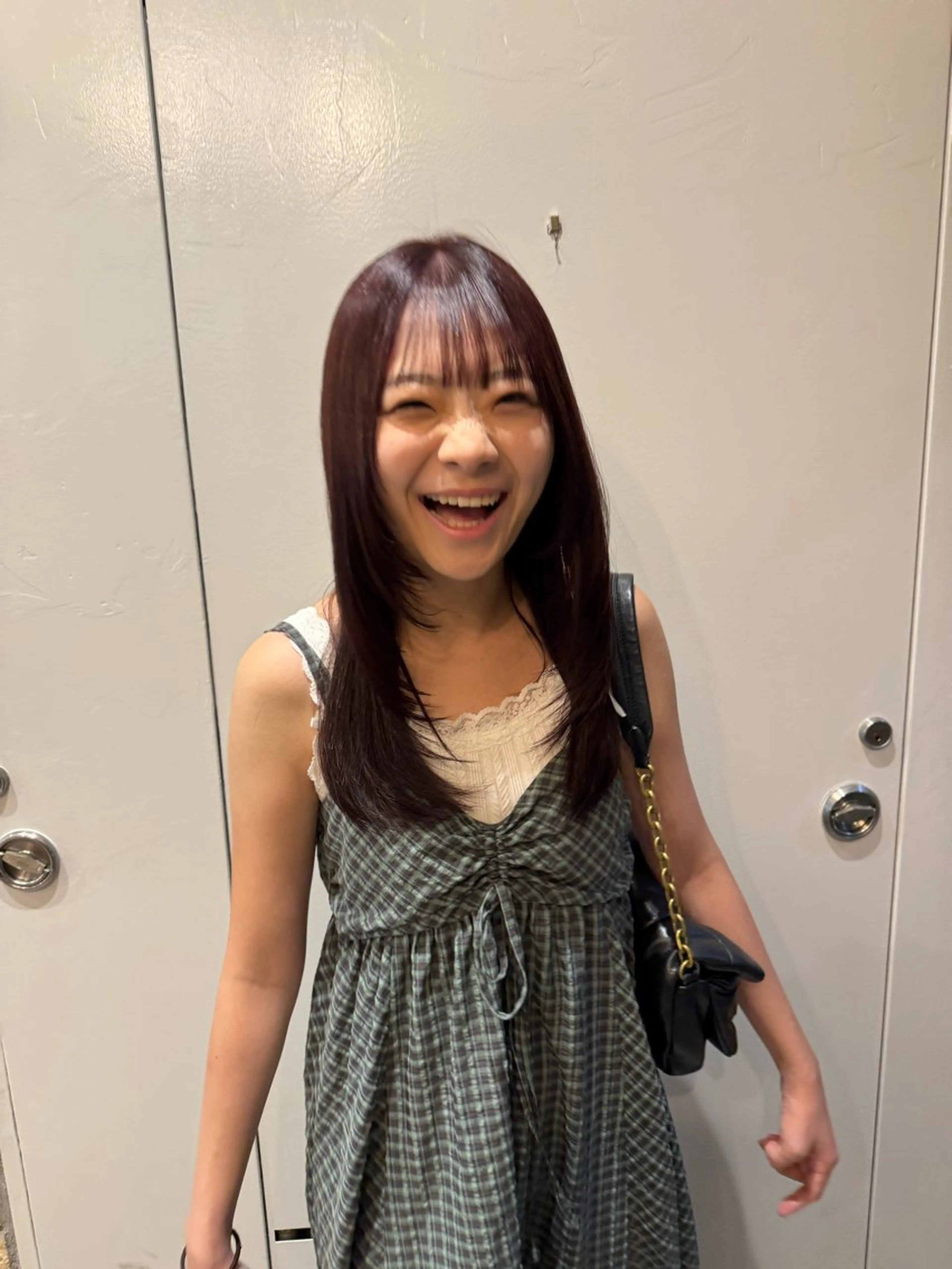 セミロング カット ヘアカラー トリートメント 大佐古 陣冶のヘアスタイル