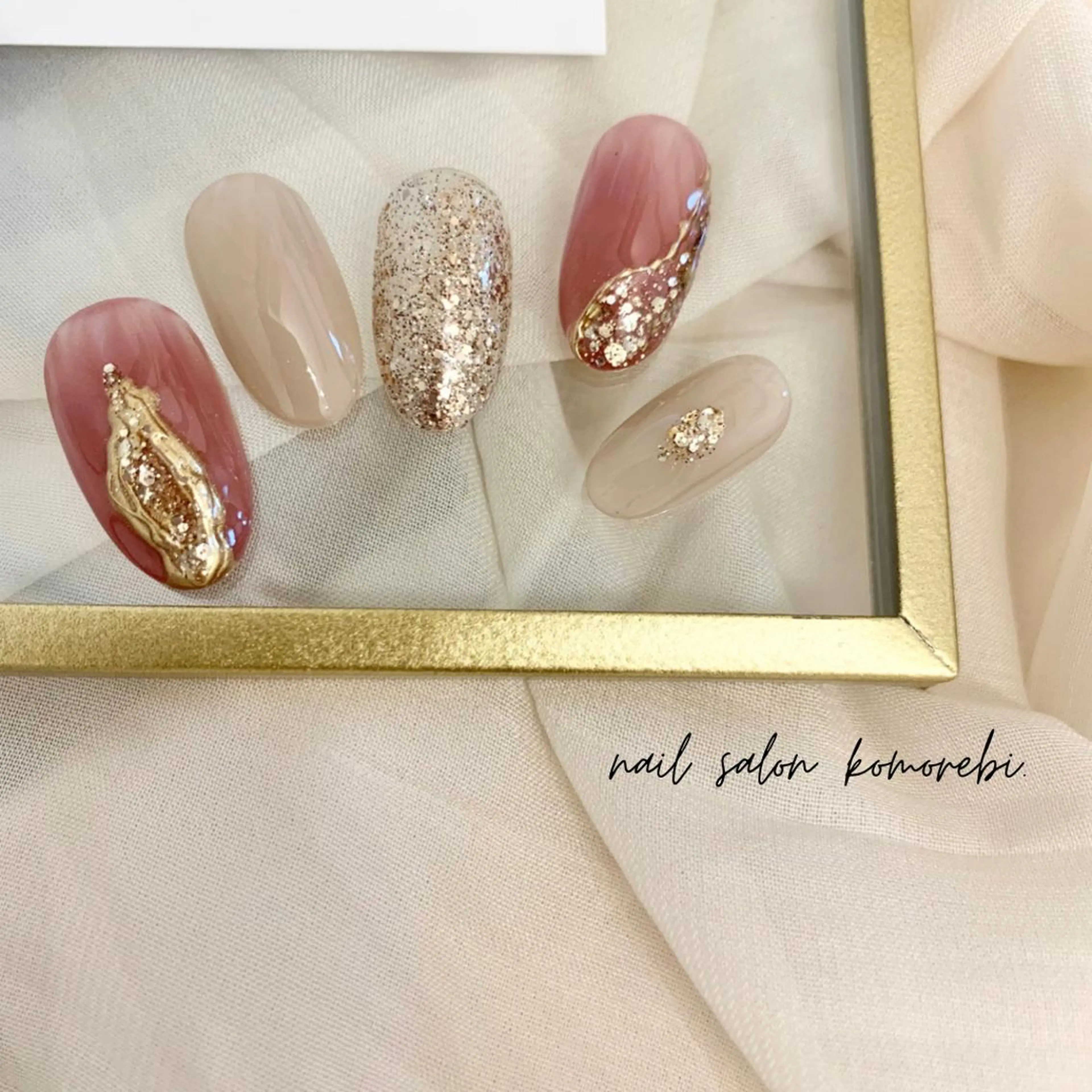 ネイル komorebi. 小峯 真実のネイルデザイン