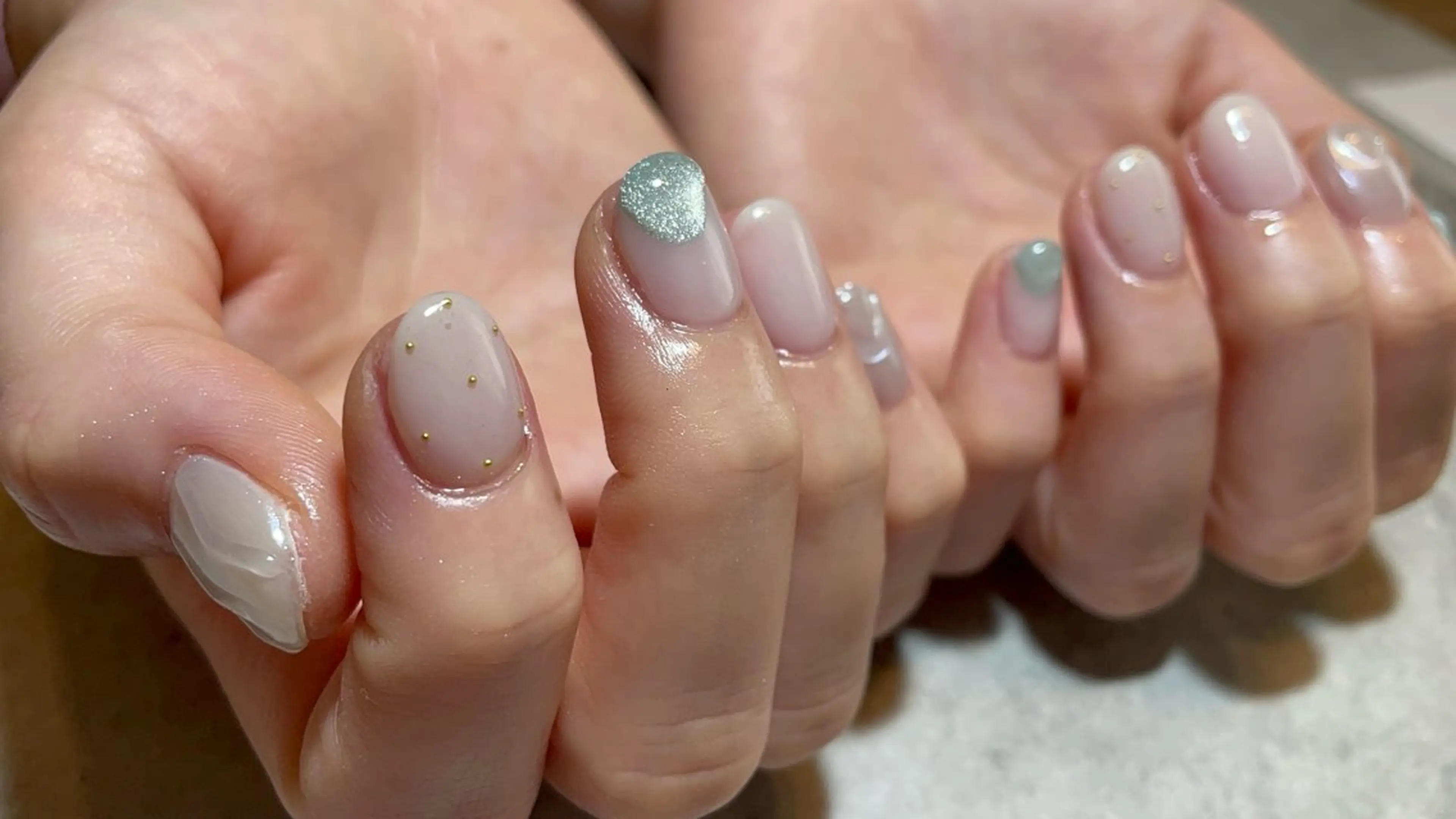 ネイル フットネイル ジェルネイル ミラーネイル ニュアンスネイル オフィスネイル ハンドネイル nail salon ラピスラズリのネイルデザイン