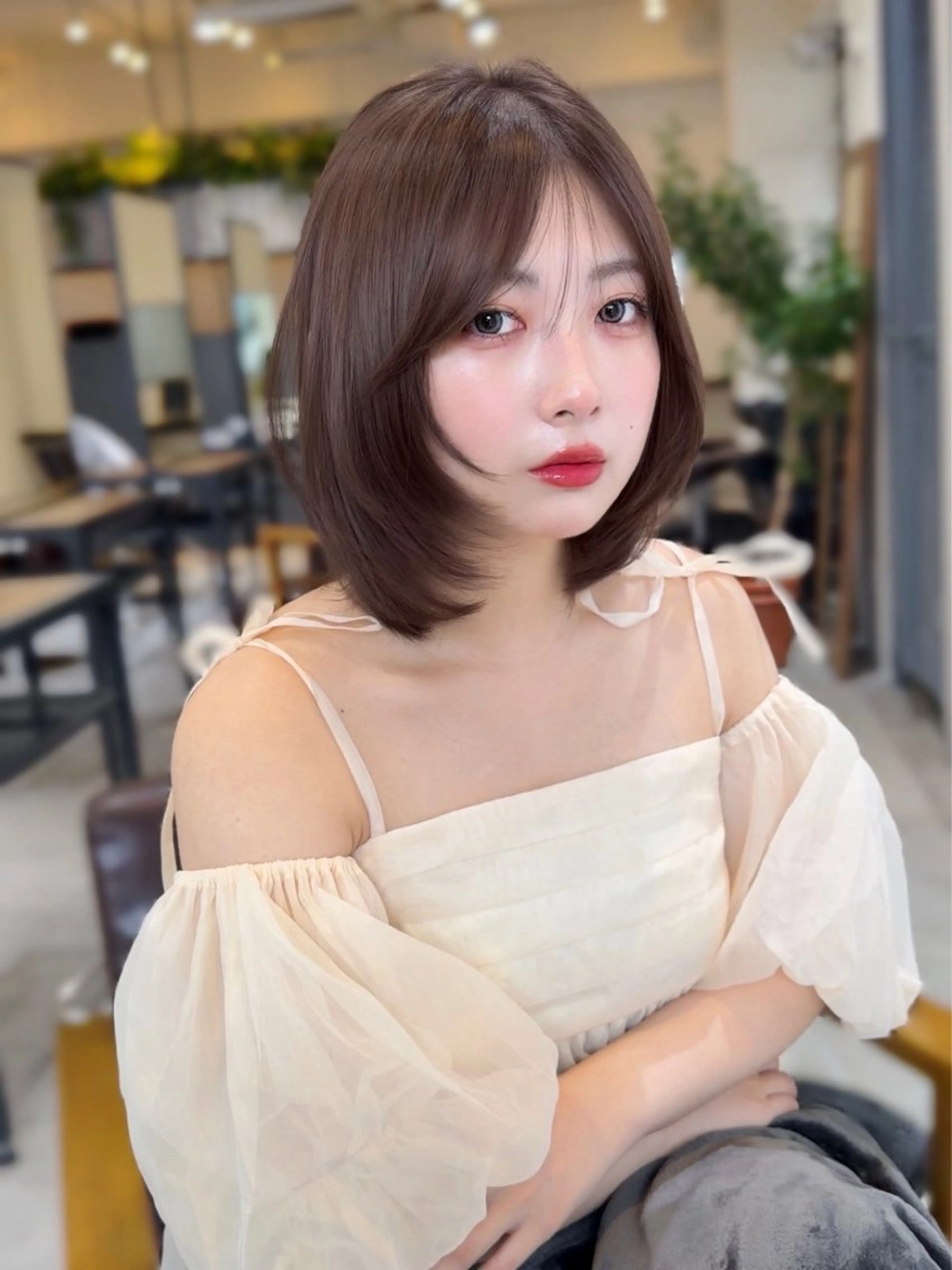 セミロング Côte所属・レイヤー/ボブカット ゆい/Côte表参道のヘアスタイル