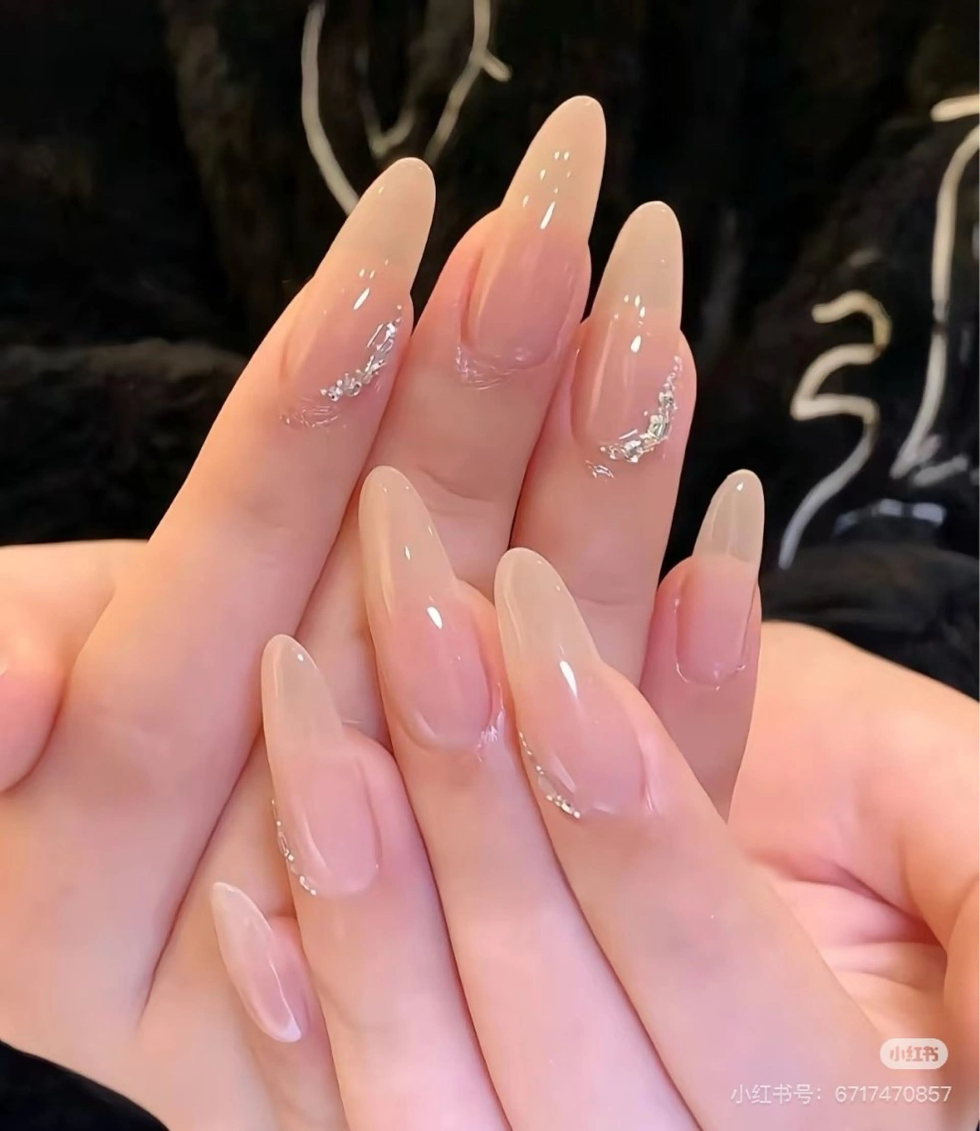 ネイル 成人式 ジェルネイル ネイルチップ ハンドネイル Momoa nail salon所属・MoMoA Nail ネイル長さ出し専門店のネイルデザイン