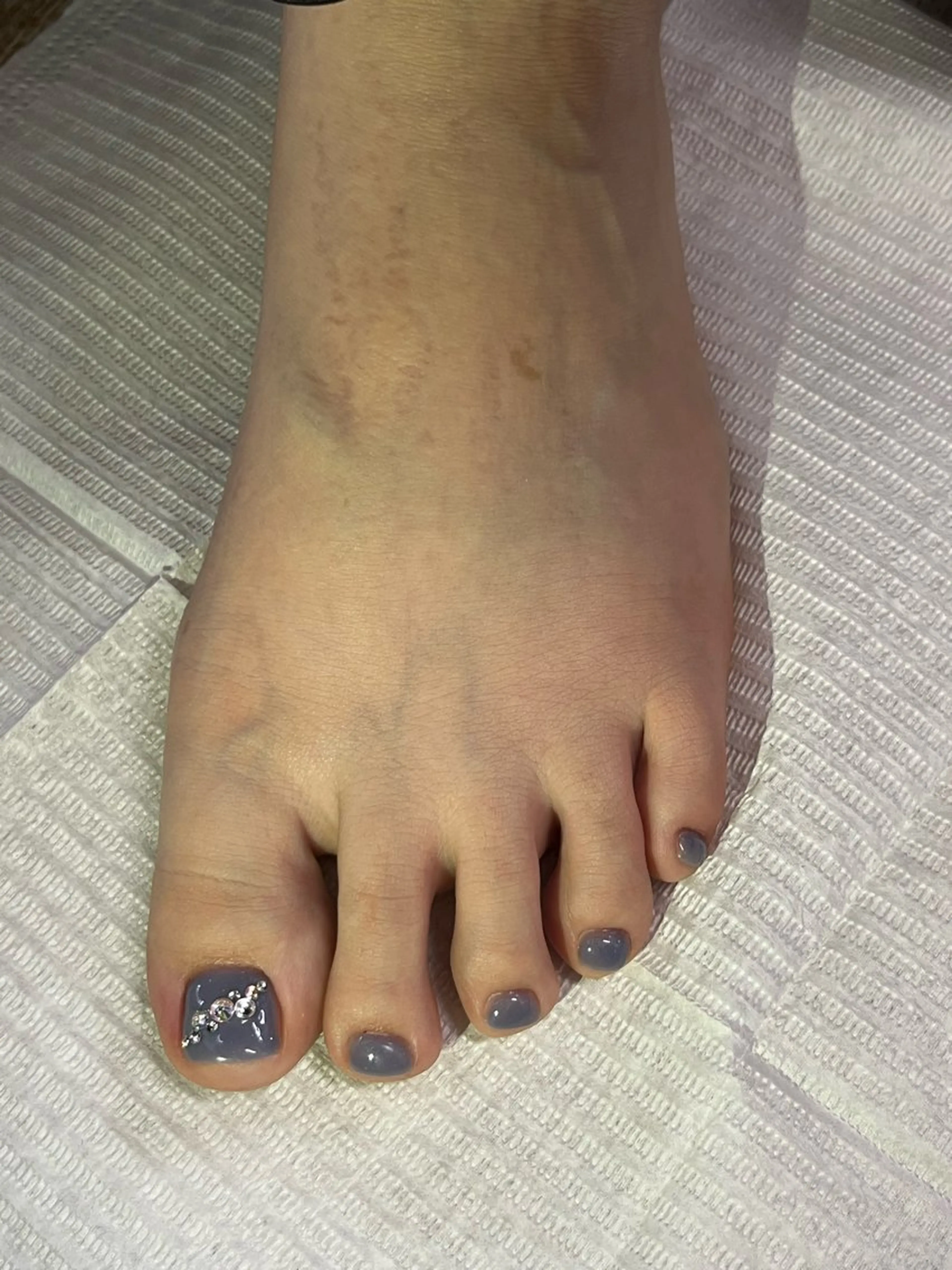 ネイル オーロラネイル ストーンネイル TRU NAIL＆EYE 上野店【トゥルーネイル＆アイ】所属・TRU ももかのネイルデザイン