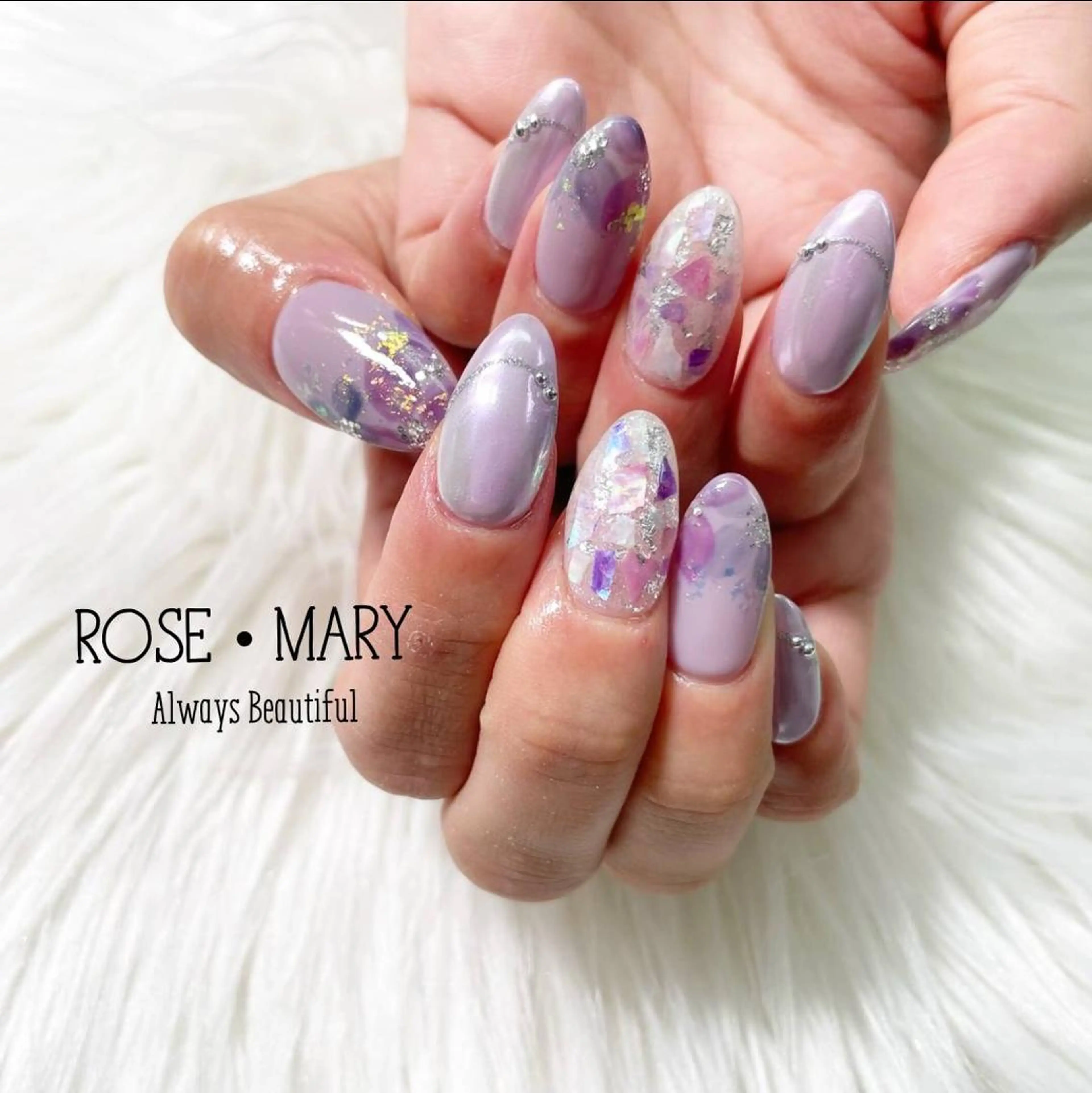 ネイル ハンドネイル ROSE・ MARY 鈴木のネイルデザイン