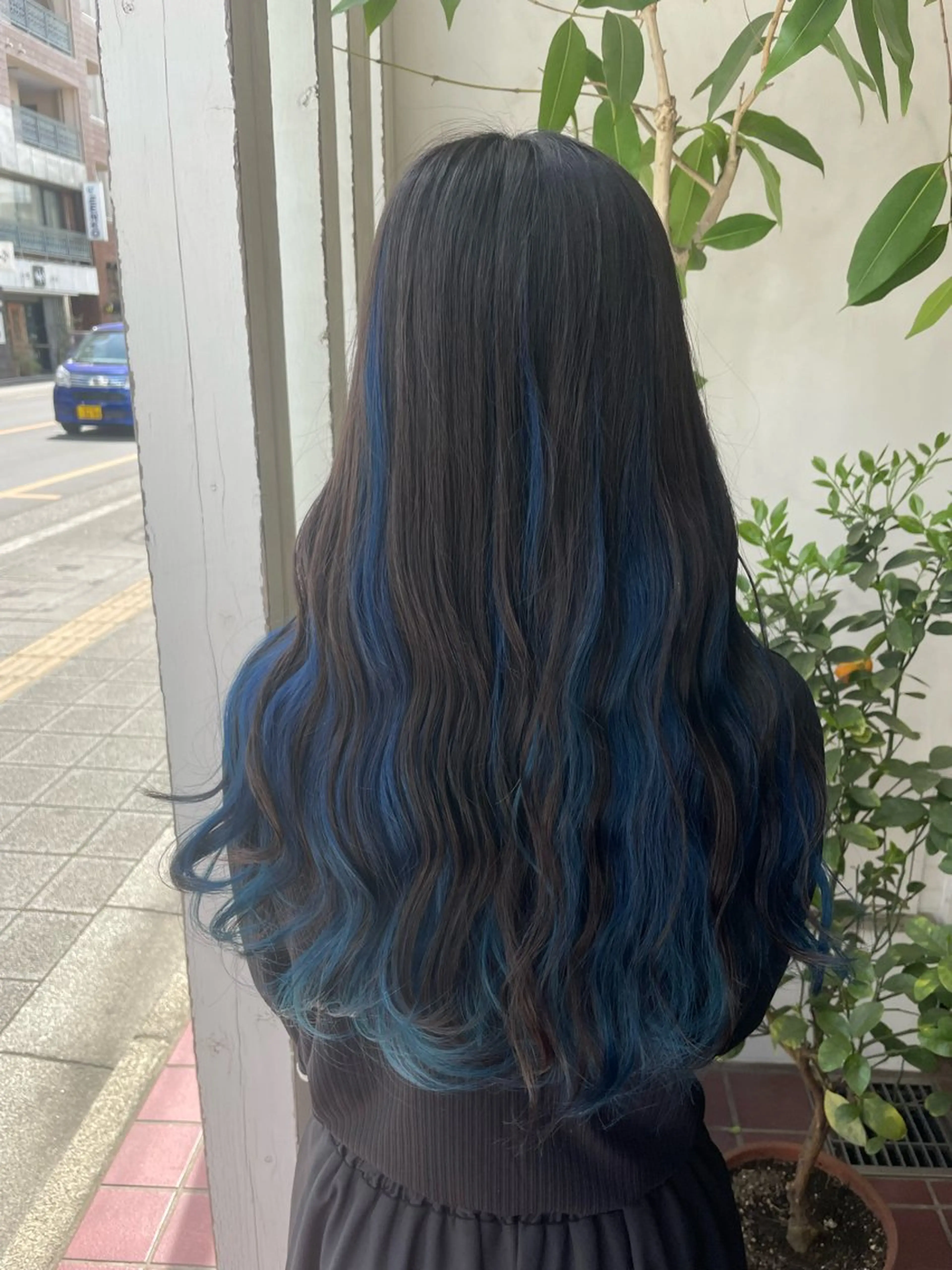 セミロング カラー インナーカラー ヘアカラー トリートメント 🫧艶髪デザイナー 🫧白石航汰のヘアスタイル