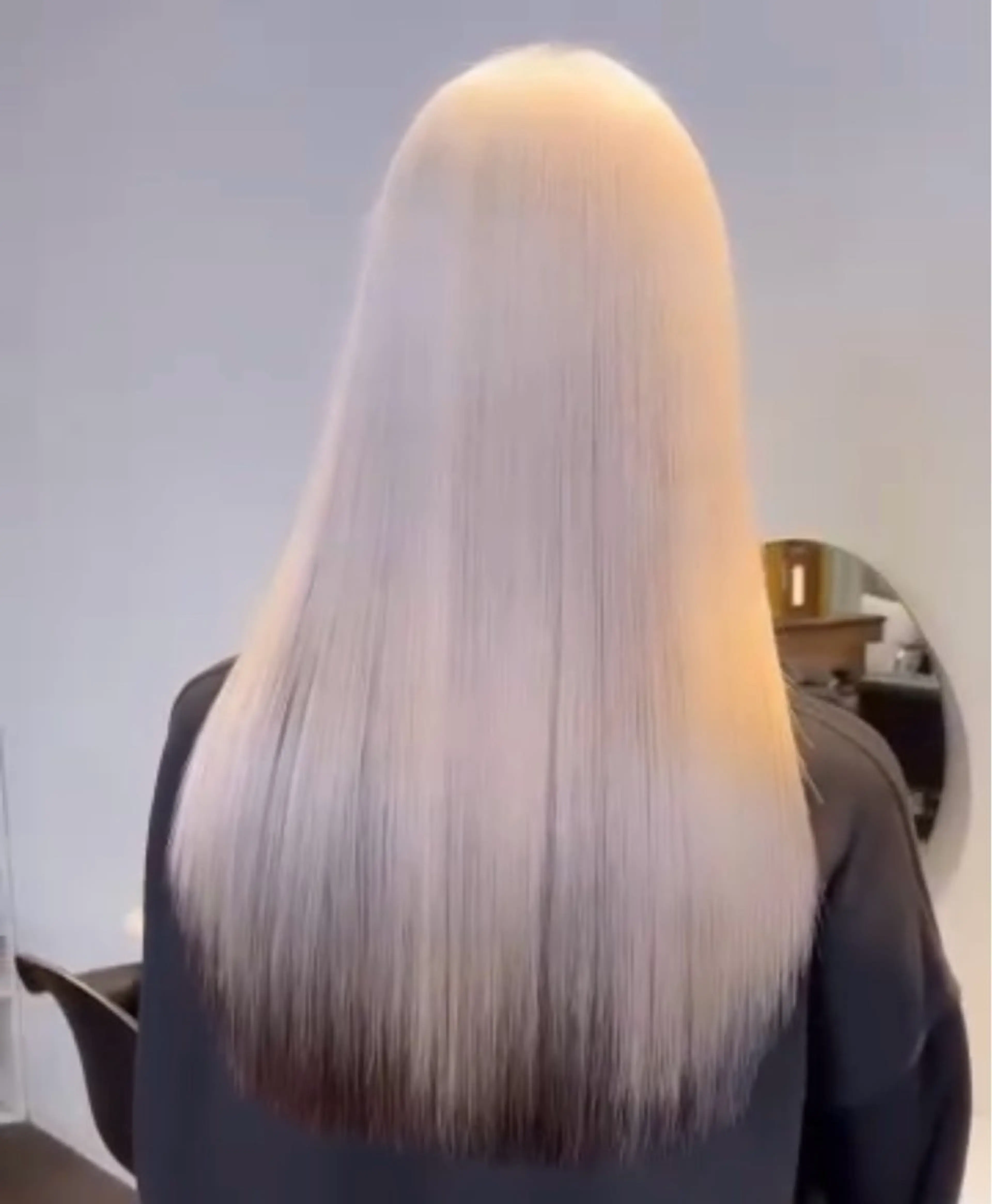 セミロング カラー ヘアアレンジ ヘアカラー ハイトーンカラー /梅田/みほのヘアスタイル