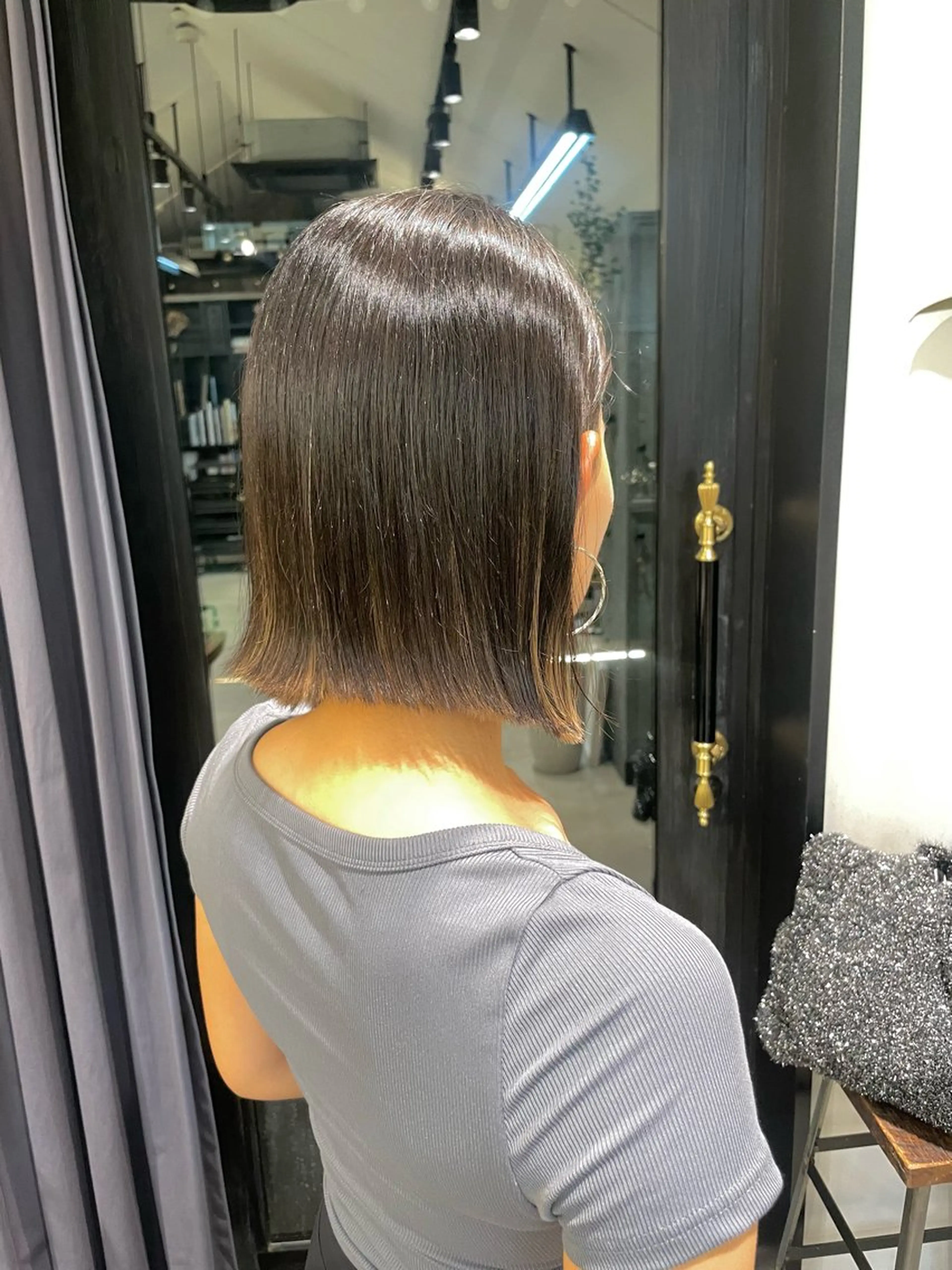 ショート ボブ 外ハネヘア 田中 陽菜乃のヘアスタイル