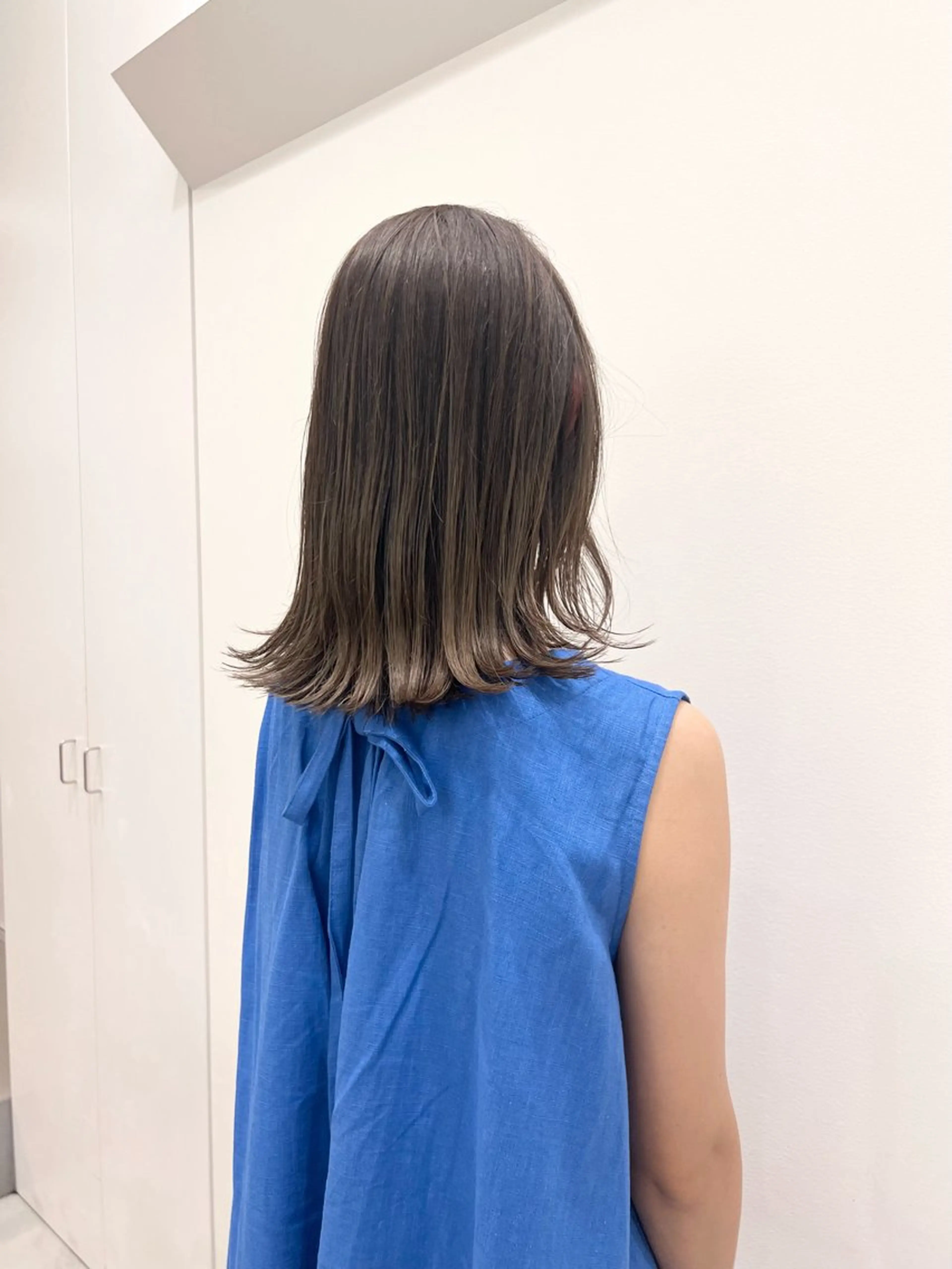 セミロング カット ヘアカラー 似合わせカット🫧 /パーマRINAのヘアスタイル