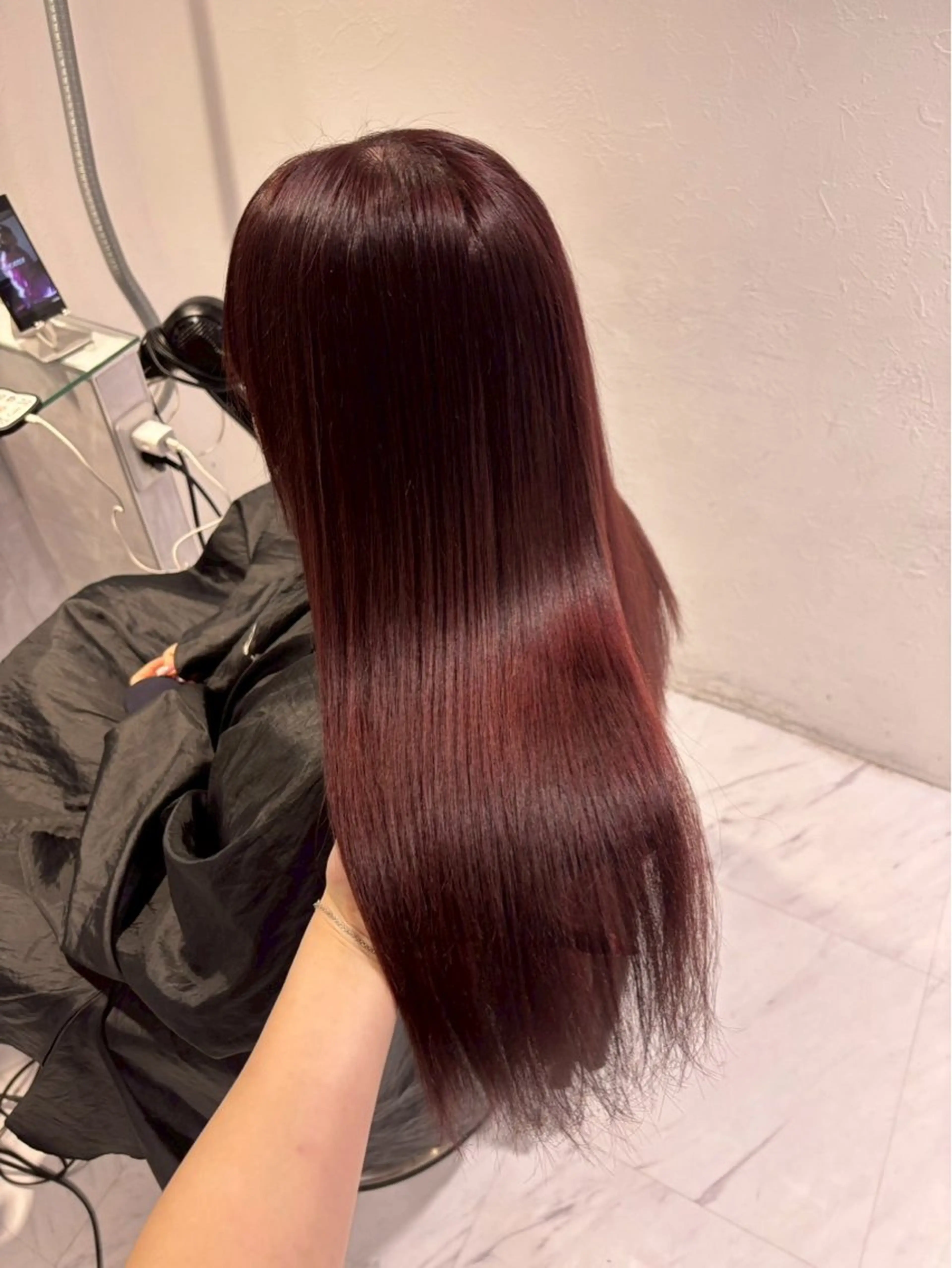 カラー ワンカラーでできる 暖色カラーゆいりのヘアスタイル