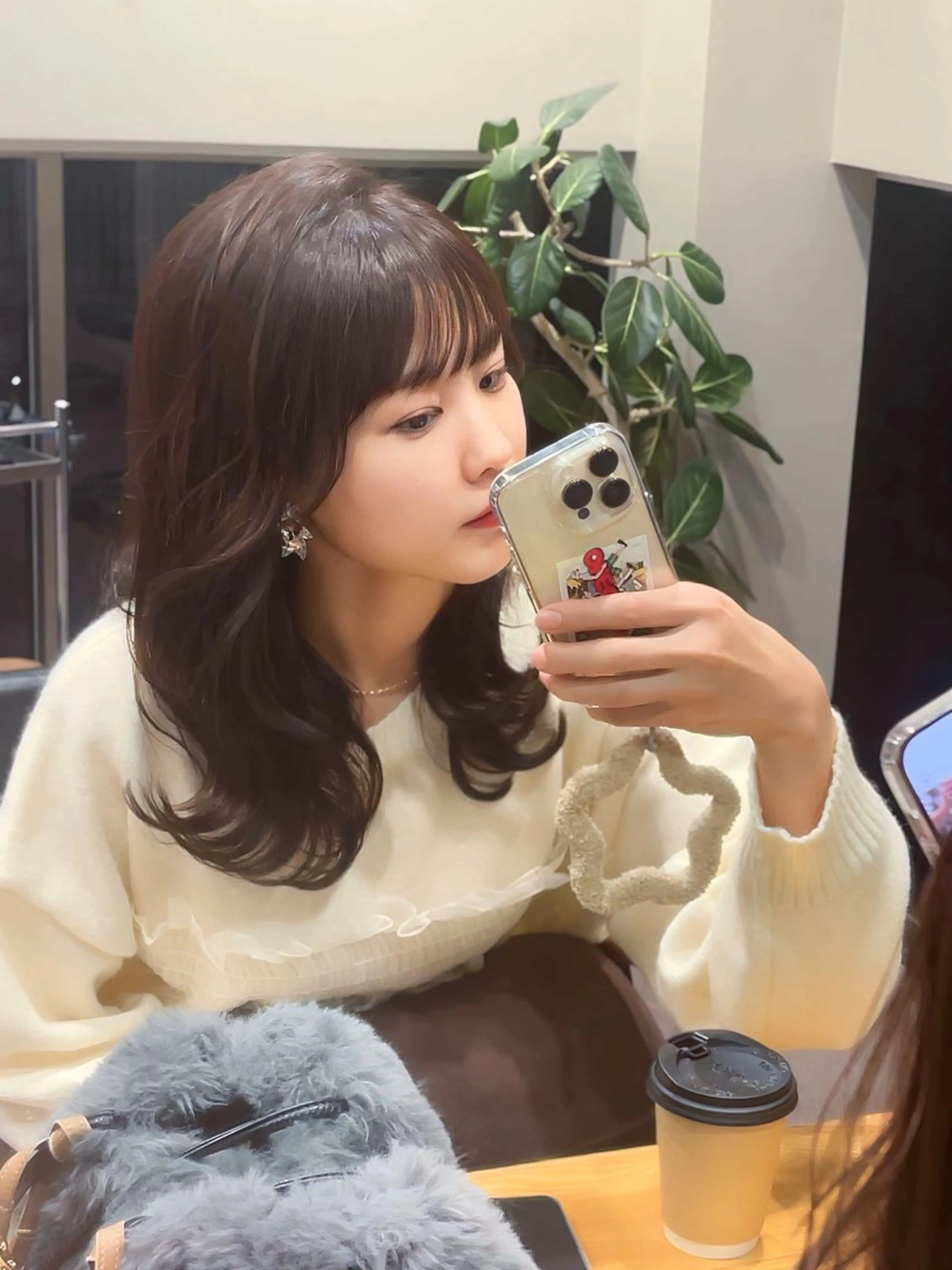 セミロング カット ヘアカラー トリートメント ヘッドスパ 佐藤優太朗 似合わせ/髪質改善のヘアスタイル