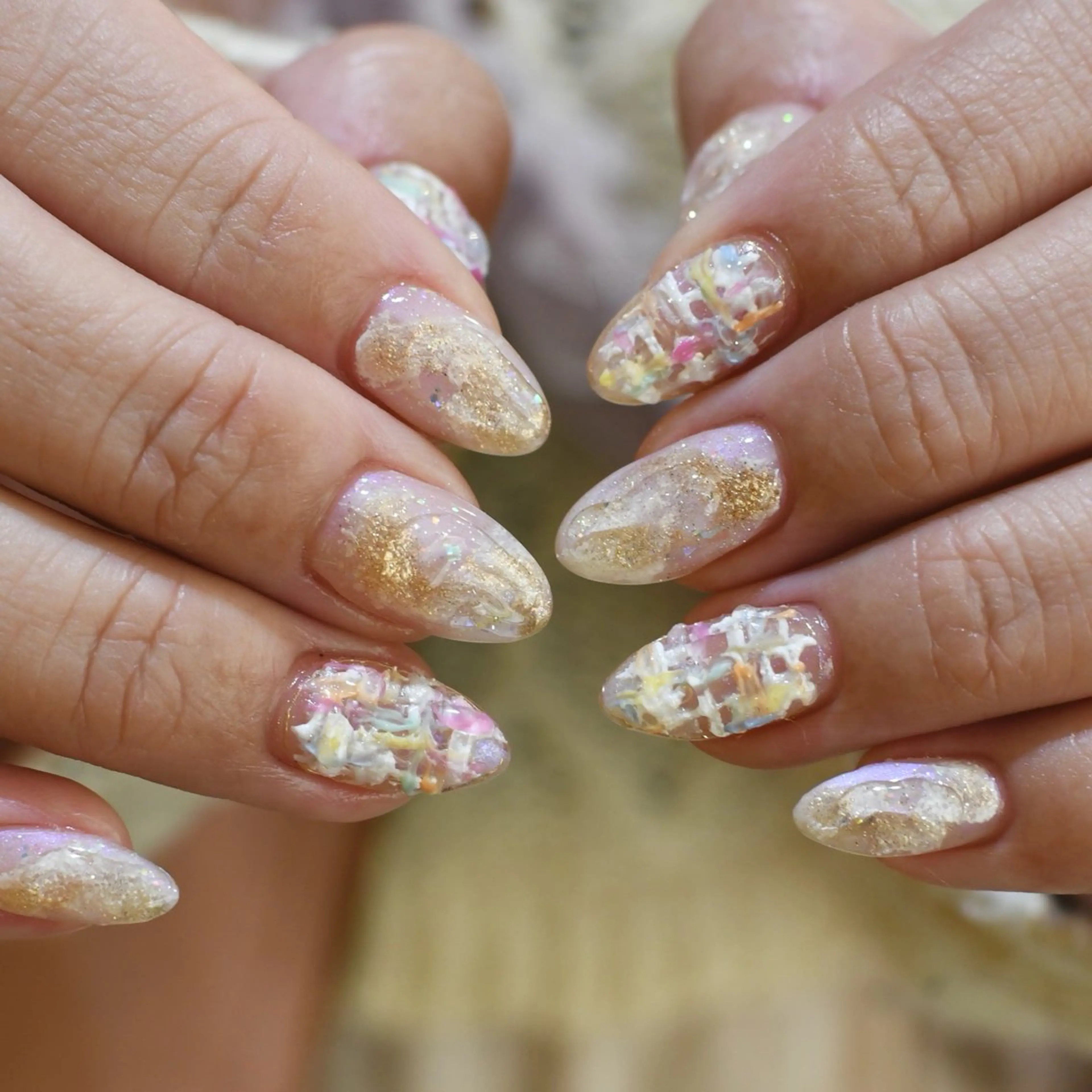 ネイル ニュアンスネイル ハンドネイル nuu 栄  /  シェアサロン所属・nuu栄 ユキ / 大人ニュアンスのネイルデザイン