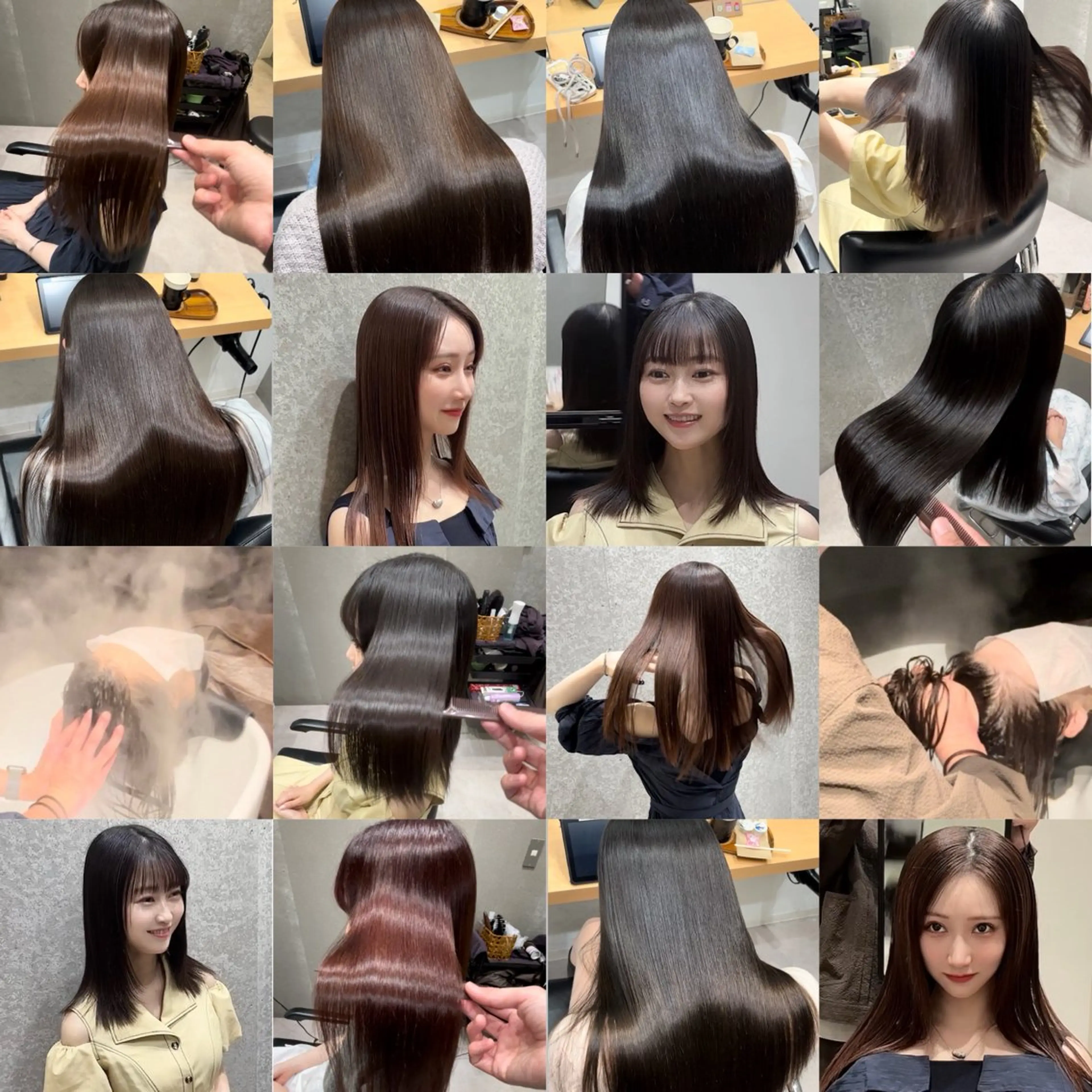 ミディアム カラー 透明感カラー 髪質改善 トリートメント トリートメント ヘッドスパ GOTODAY  SHAiRE SALON　新宿Aura店所属・髪質改善ヘアケア 艶髪特化/上田のヘアスタイル