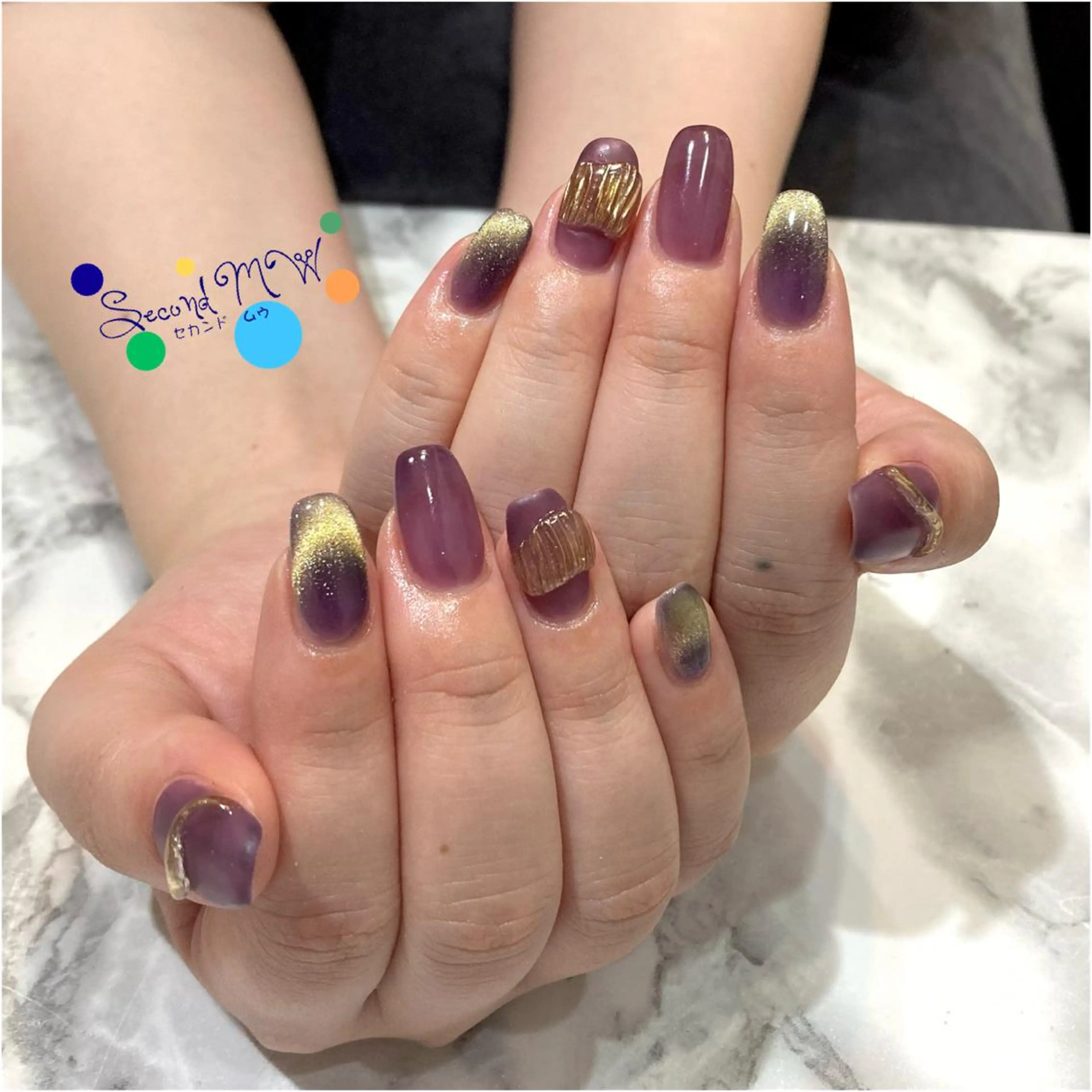 ネイル ハンドネイル Second   MW所属・SecondMW _nail 　川連のネイルデザイン