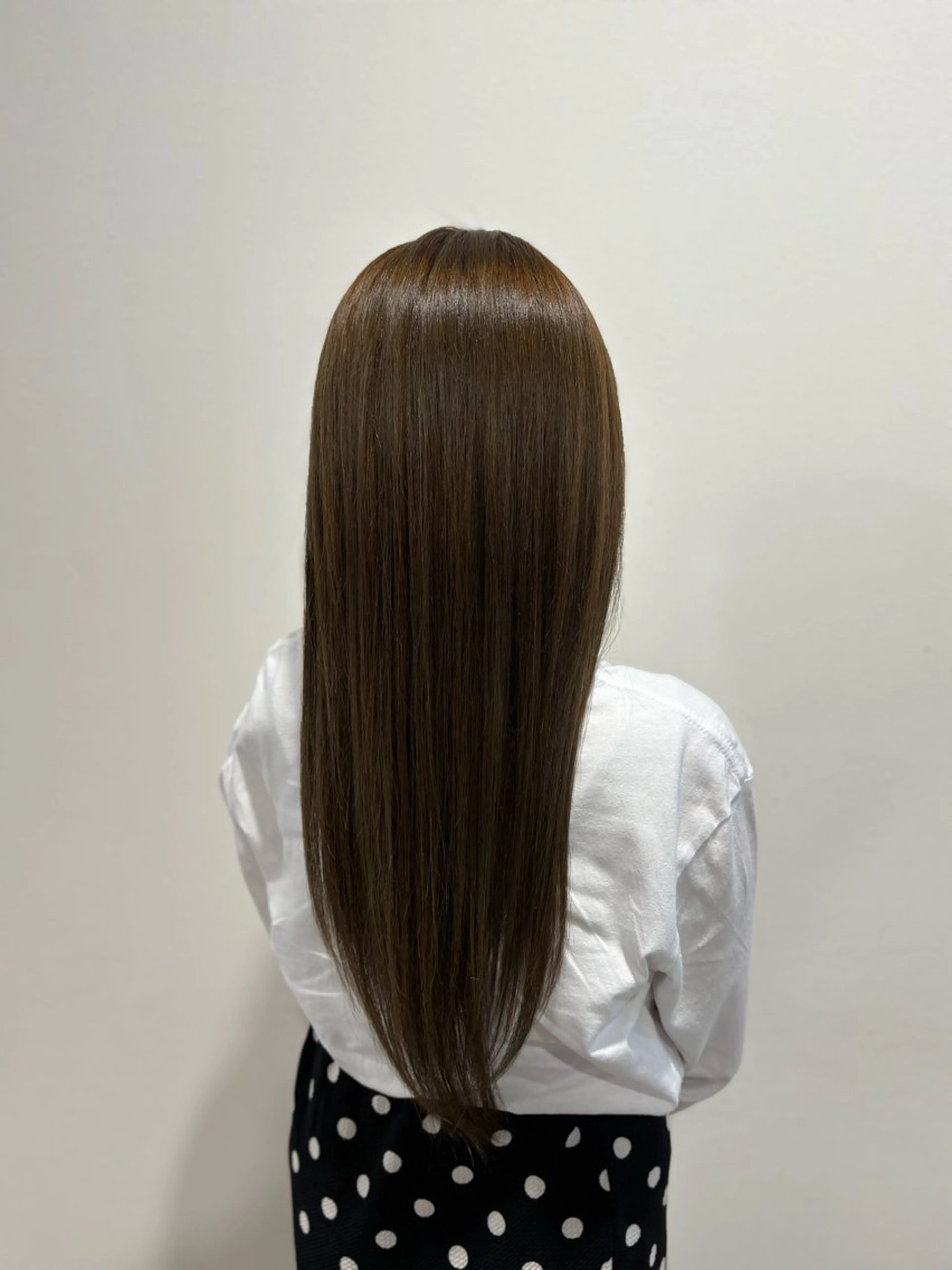 ロング カラー ヘアカラー 艶カラー透明感カラー 暖色カラー佐藤舞花のヘアスタイル