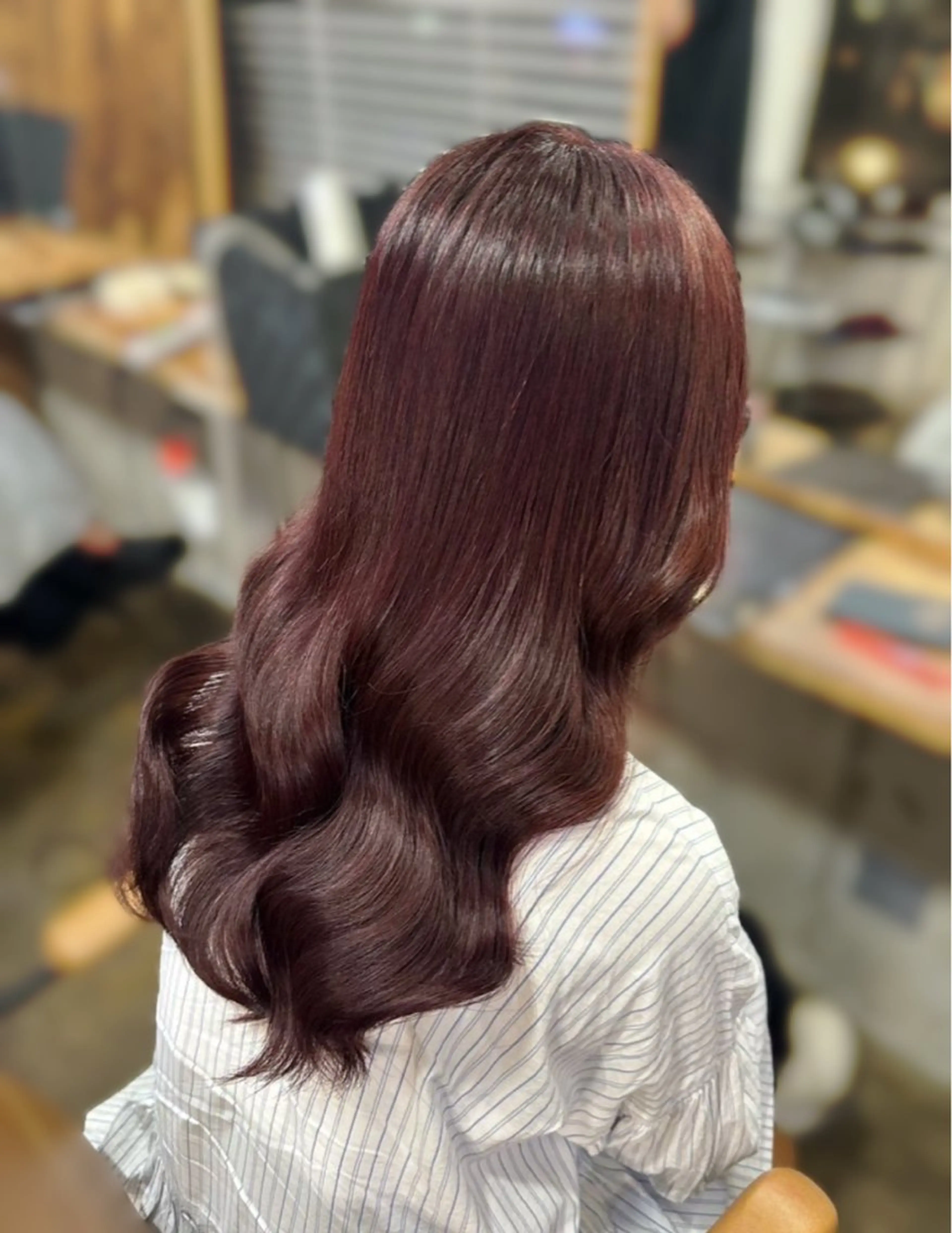 ロング ヘアカラー トリートメント オオニシ オト🐹のヘアスタイル