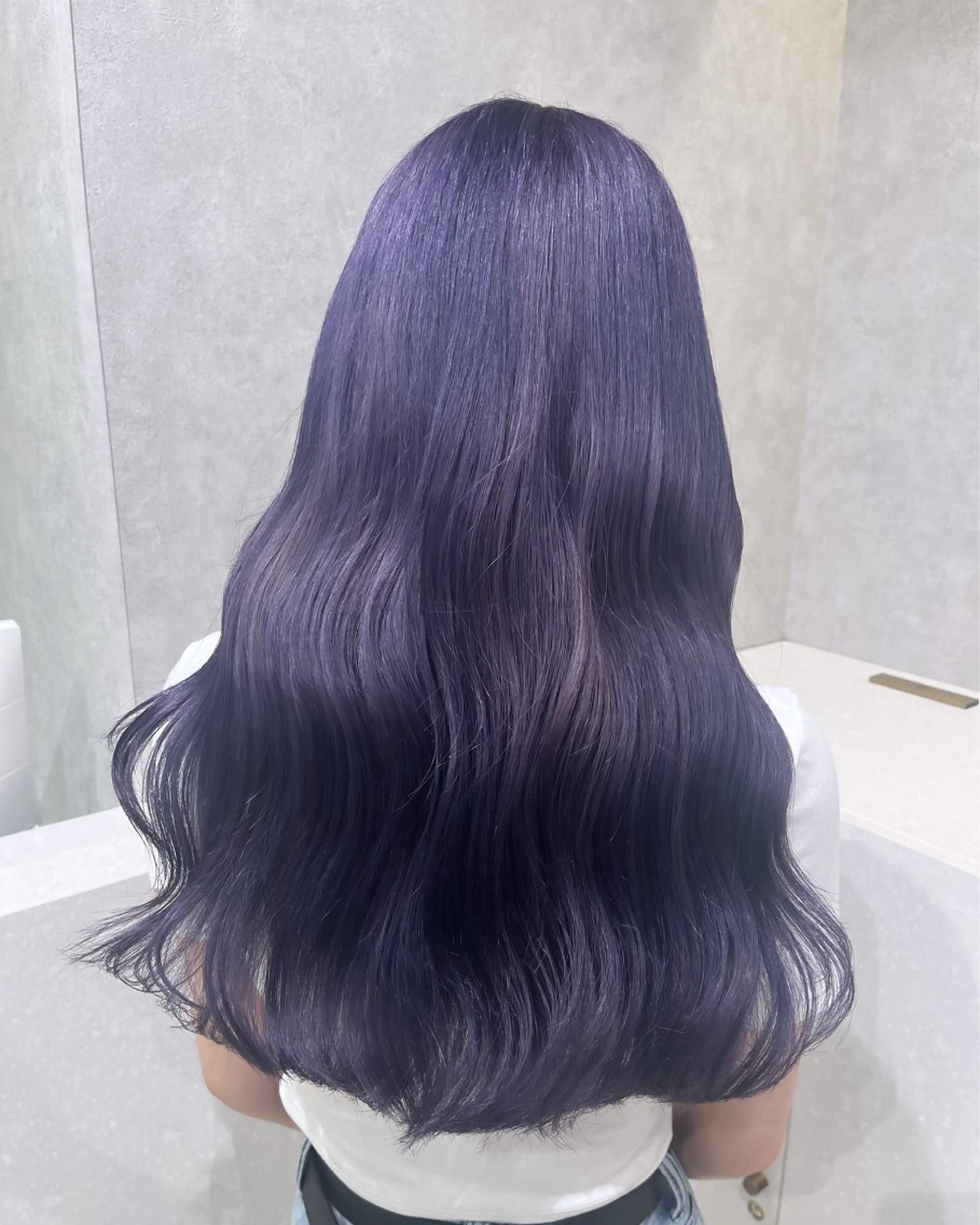 ロング カラー カット ヘアカラー トリートメント 韓国ヘア🇰🇷艶髪 カラー/yui‎💎のヘアスタイル