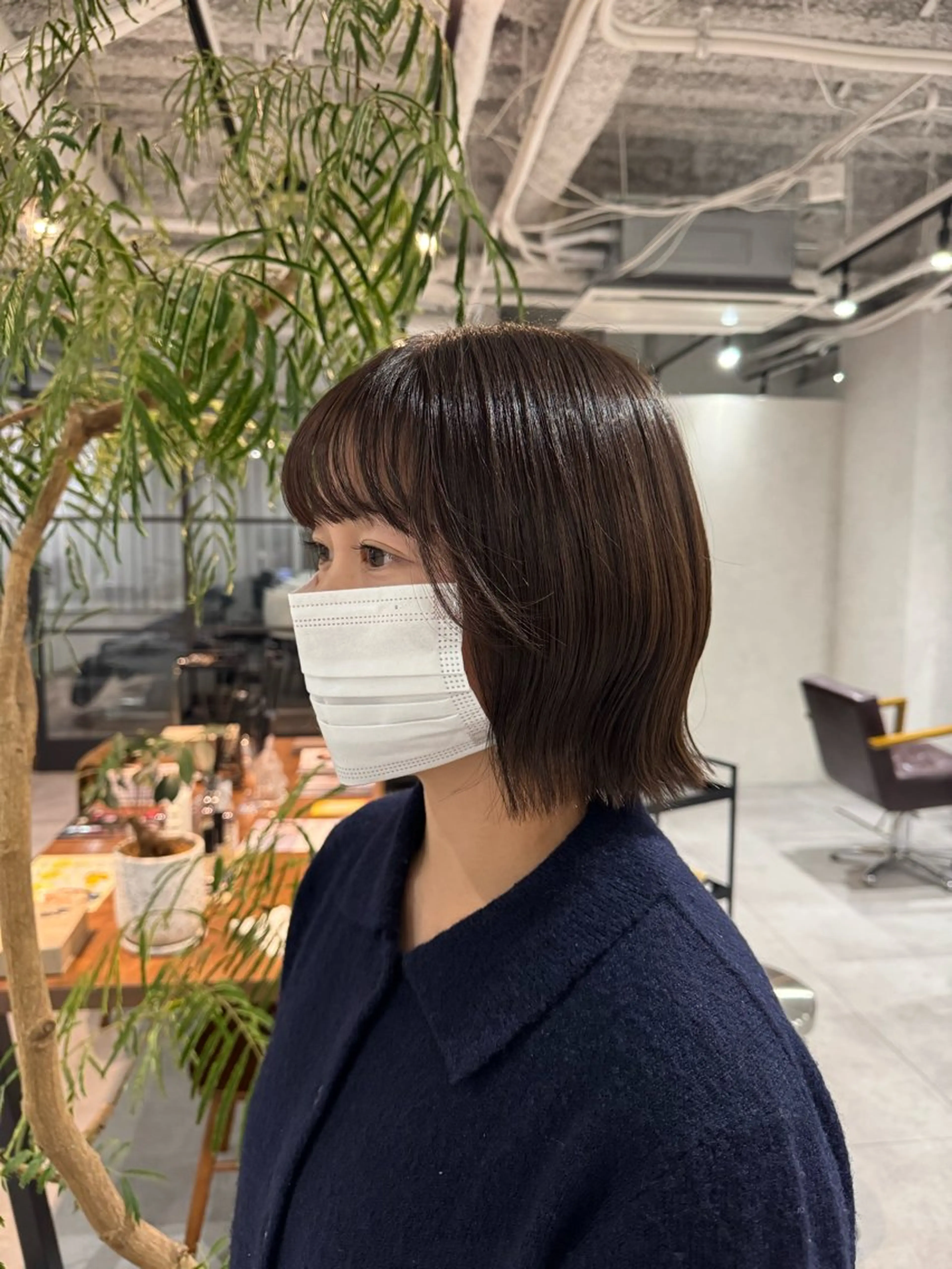 ミディアム カット 🌈ボブ/縮毛矯正/ 梅田美容室🌈もあのヘアスタイル