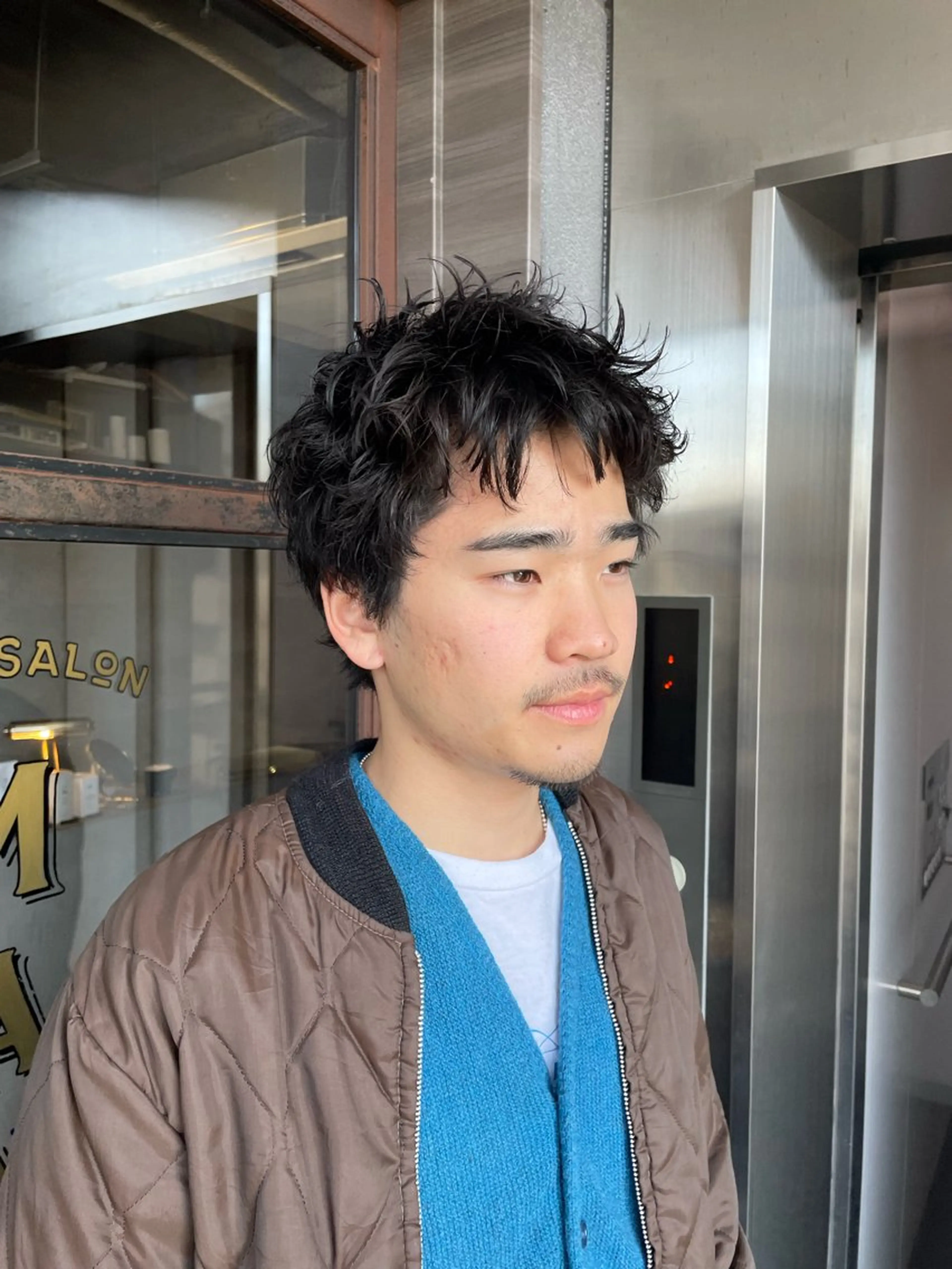 メンズ MILES所属・名古屋/メンズパーマ 西村侑真のヘアスタイル
