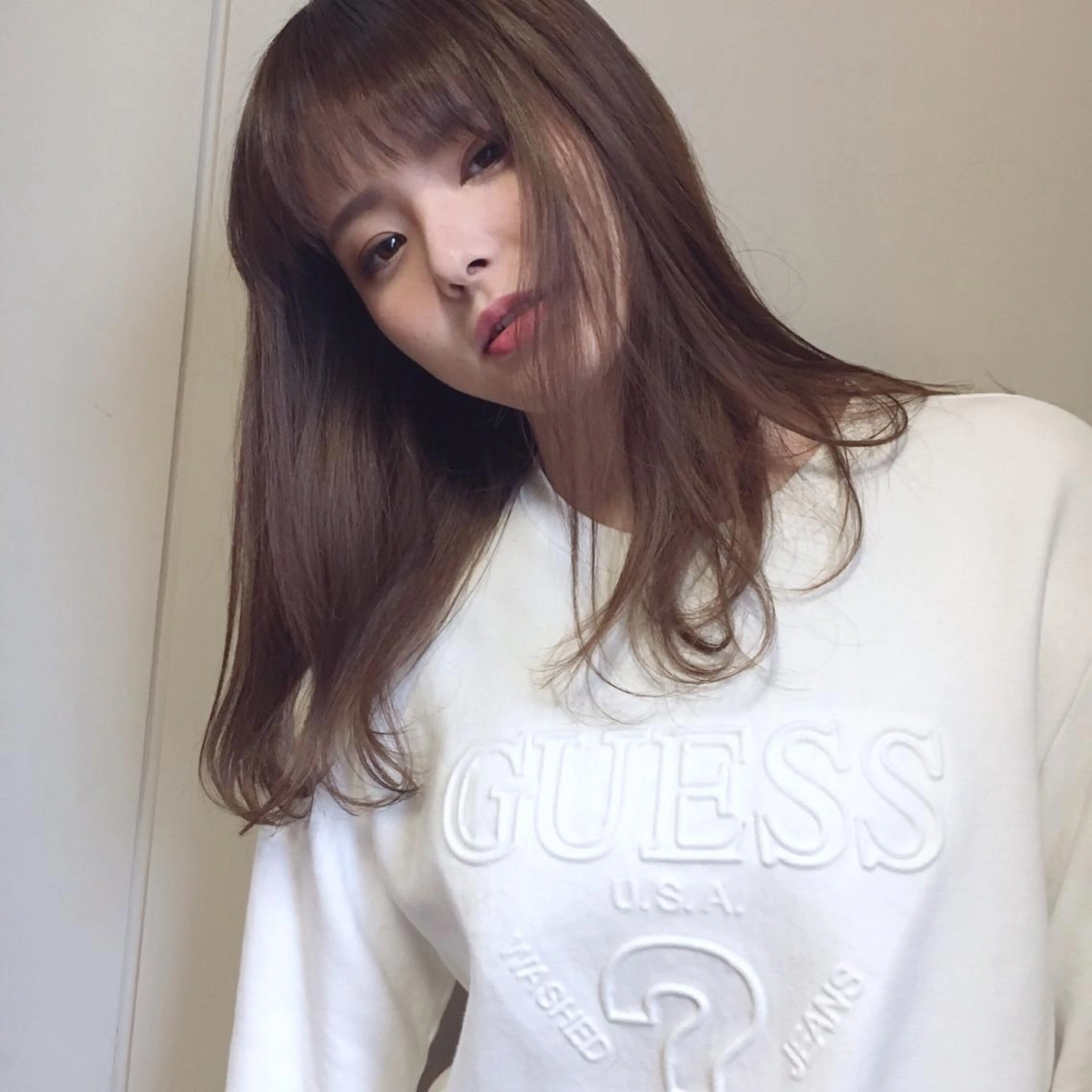 セミロング カラー ヘアアレンジ 上川 美幸のヘアスタイル