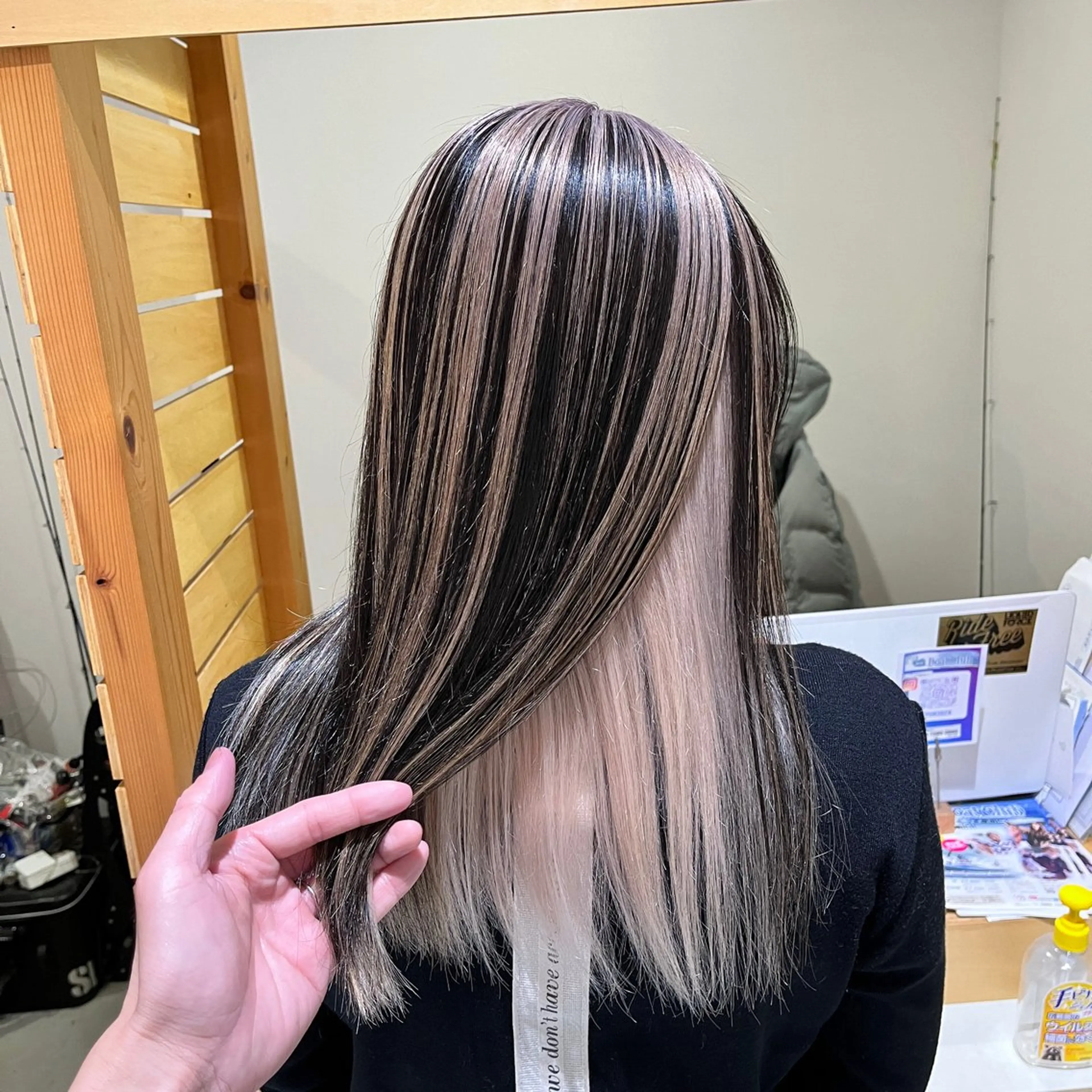 ロング カラー ブリーチ ヘアカラー トリートメント RUBEUS【ルベウス】所属・✨艶々カラー🎨 杉本賢人のヘアスタイル