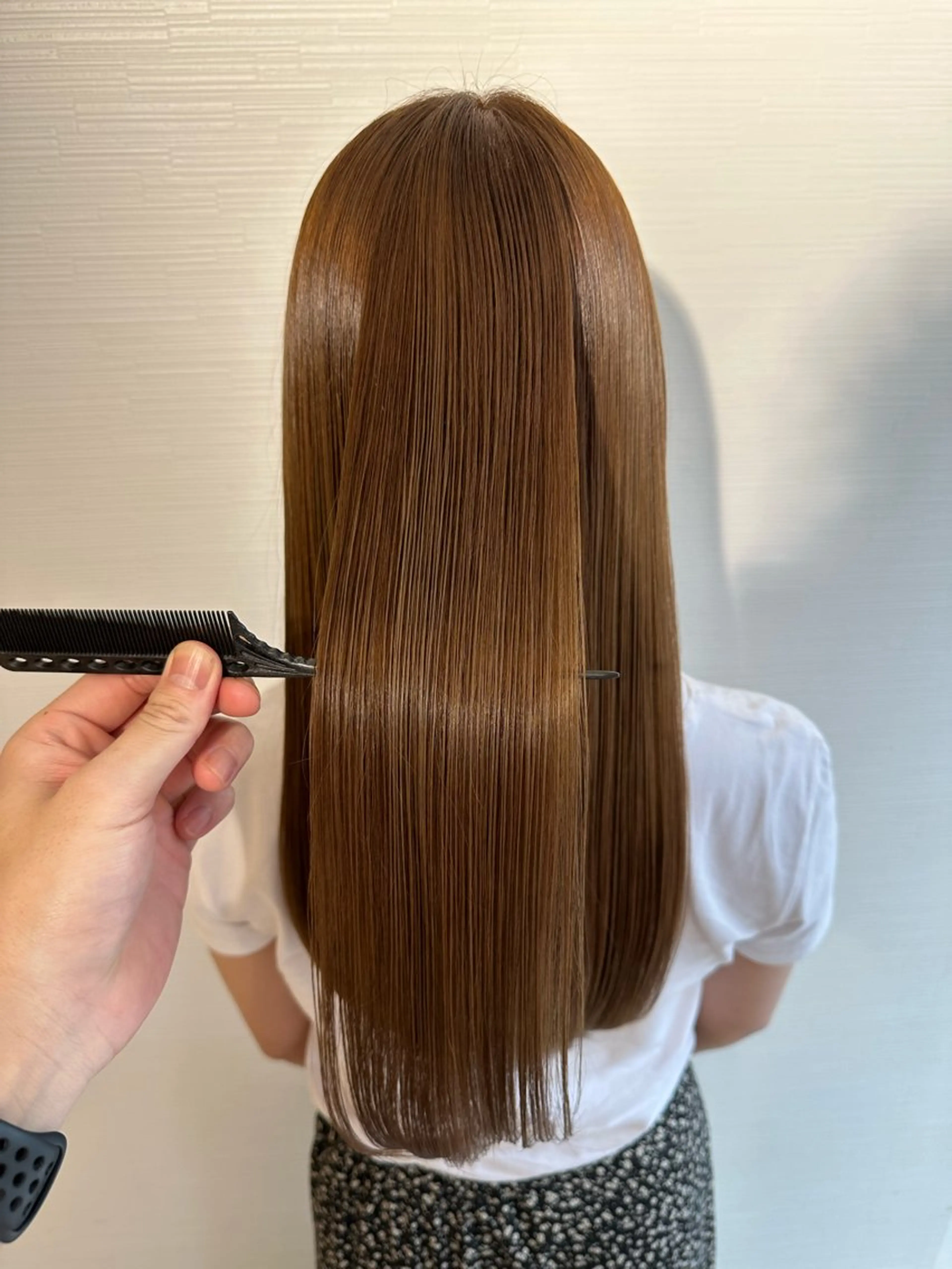 ロング カラー 髪質改善 トリートメント 🌈ハイトーン髪質改 善🌈polon🌟のヘアスタイル