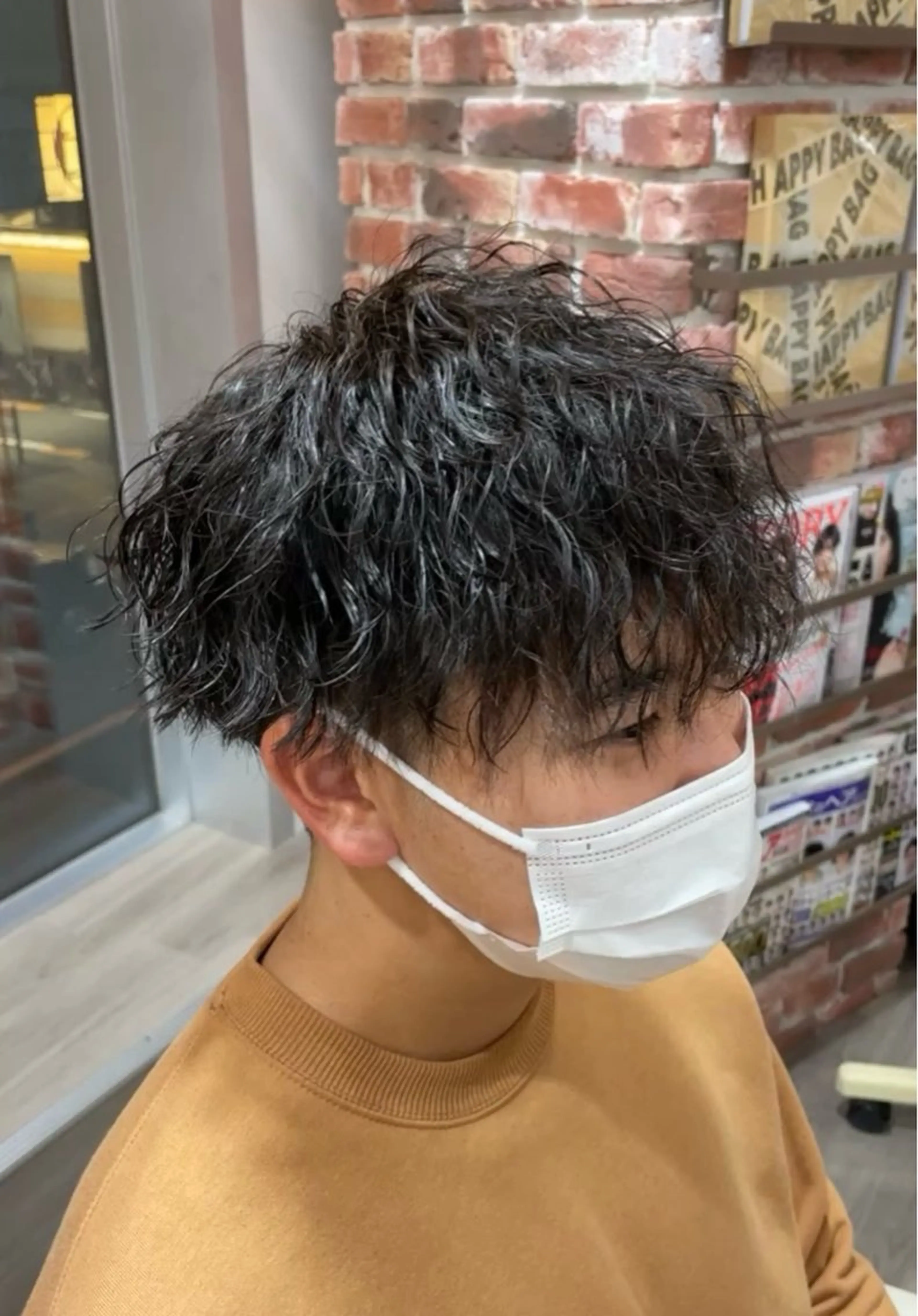 パーマ メンズ メンズパーマ ツイストスパイラルパーマ スパイラルパーマ カット パーマ ✨トレンド特化美容師 WILL上村　拳吾のヘアスタイル