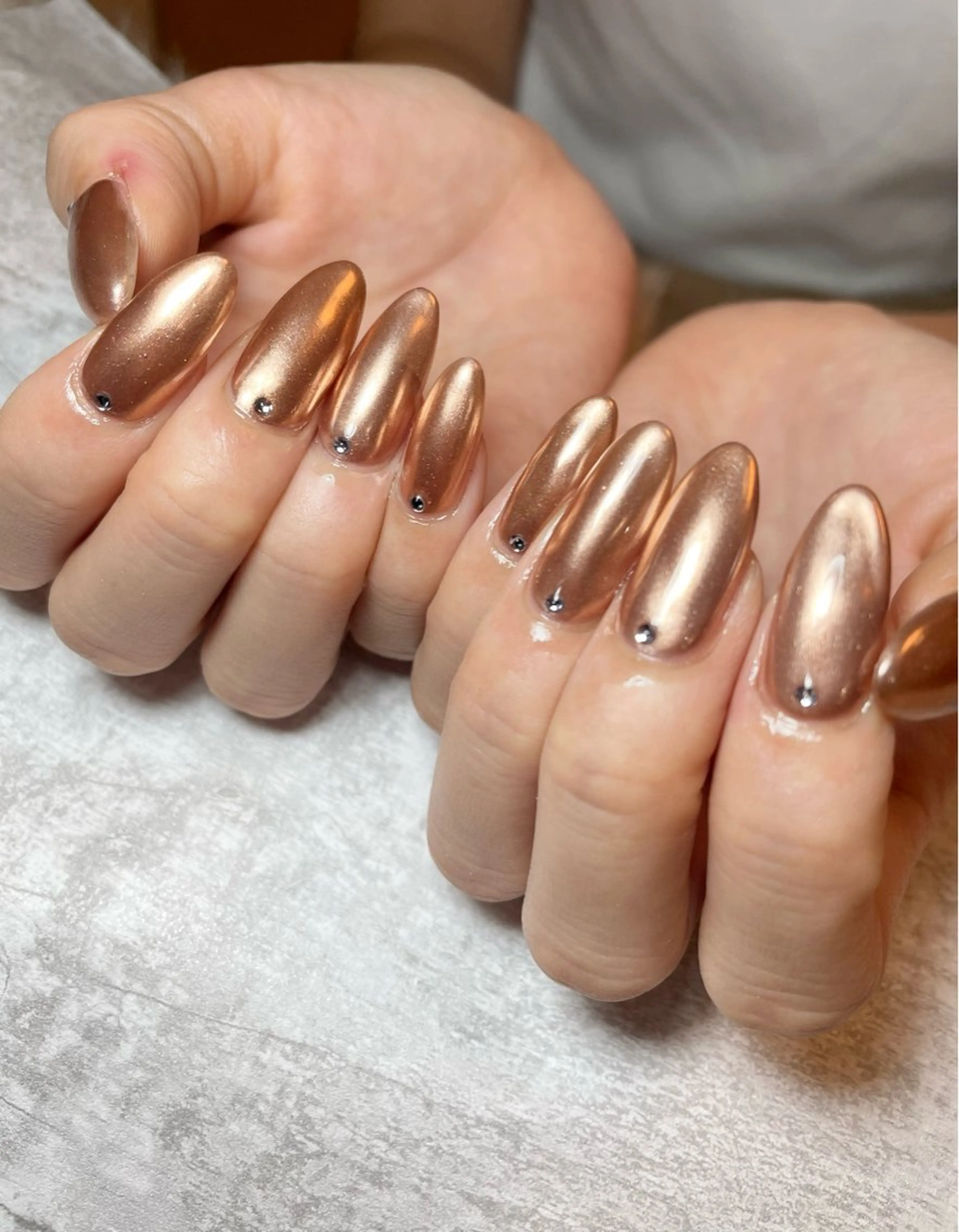 ネイル ミラーネイル ワンカラーネイル BEAUTY GARDEN 【nail salon unseul】所属・nana .のネイルデザイン