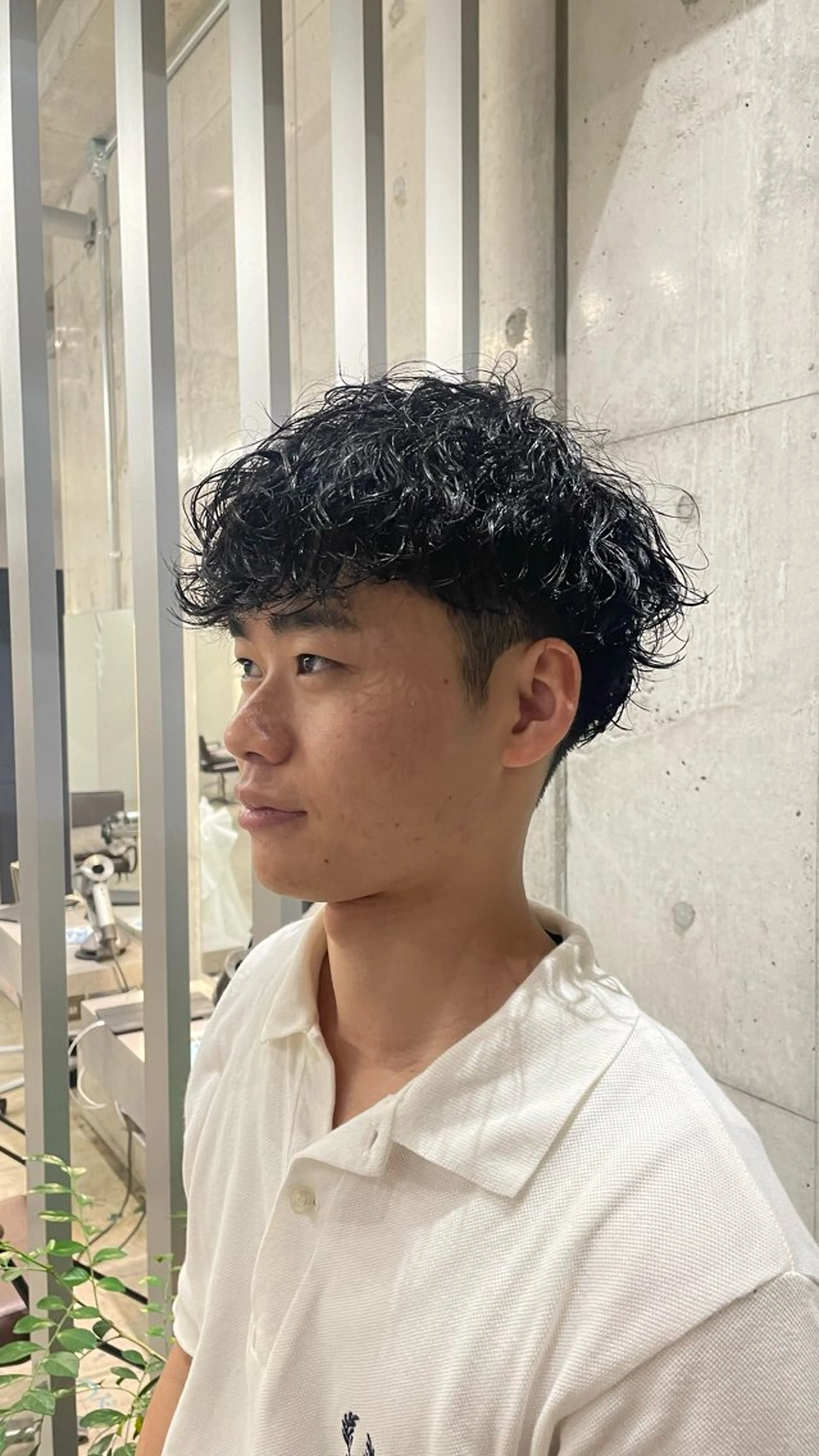 パーマ メンズ メンズパーマ 波巻きパーマ はら しおりのヘアスタイル