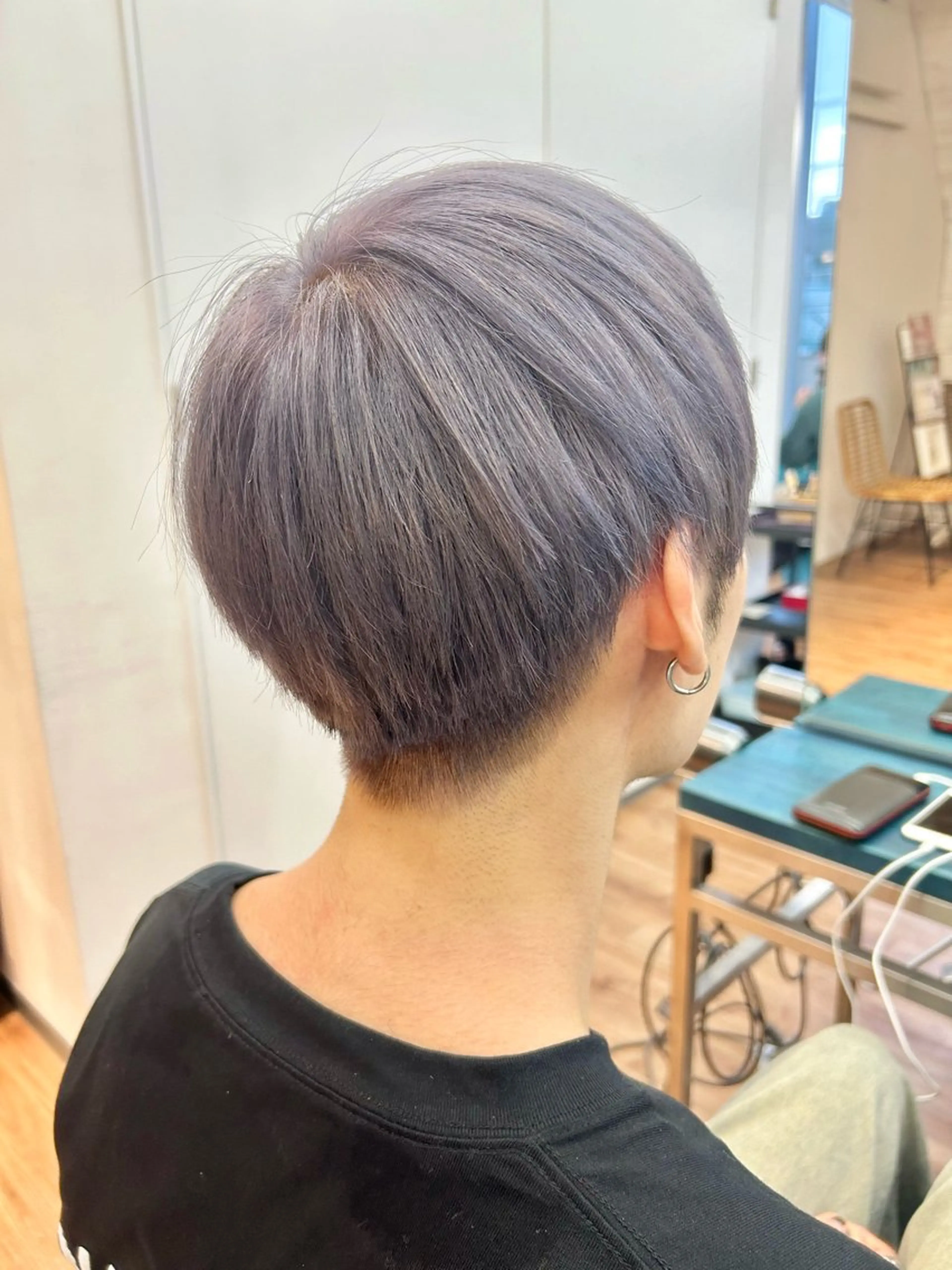 【🎐メンズ限定🎐】デザインCUT+Wカラー+スチームTreatment(カット+ブリーチ+カラー+スチームTr)の写真