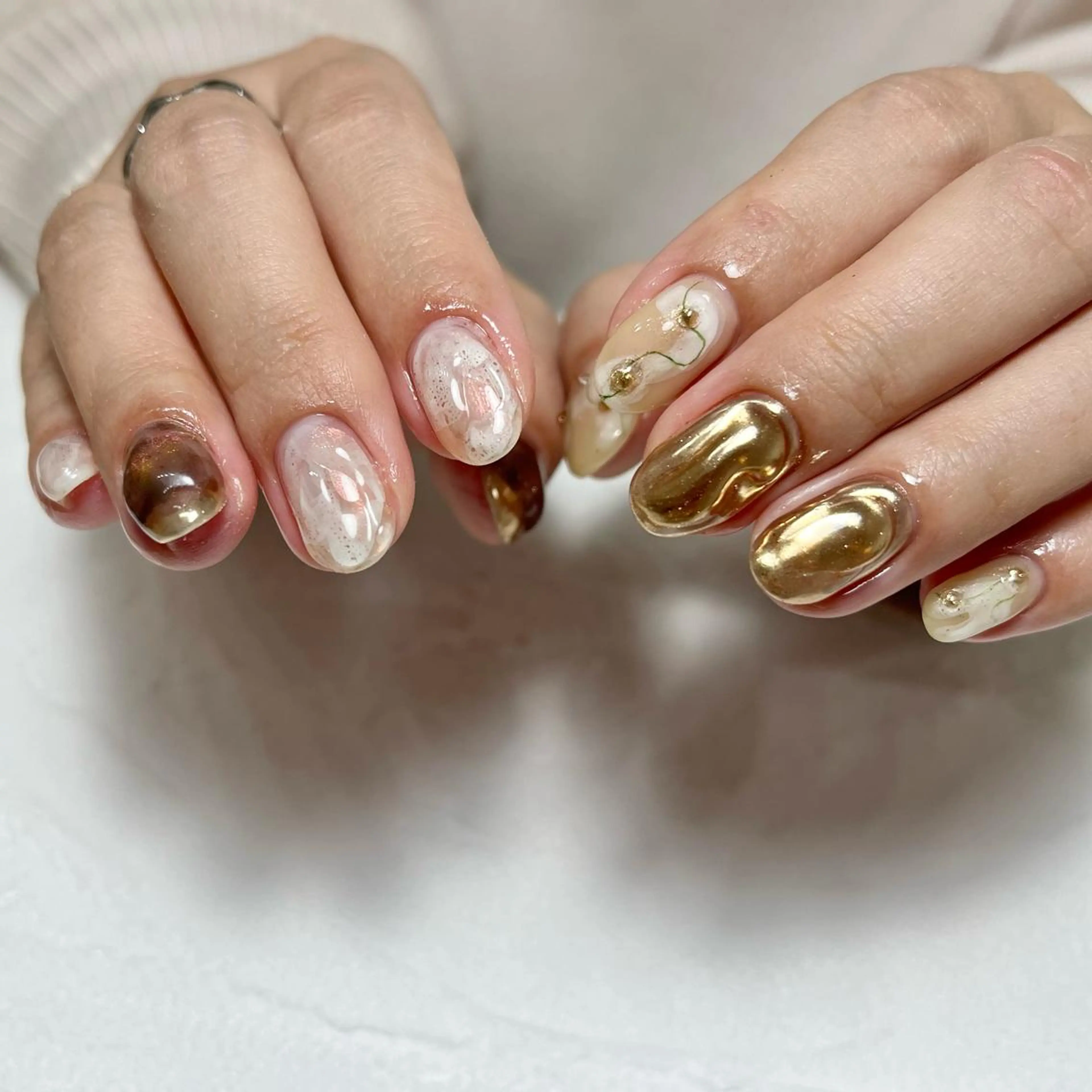 ネイル ハンドネイル nail salon O (en)所属・vegh. nail／阿波座のネイルデザイン