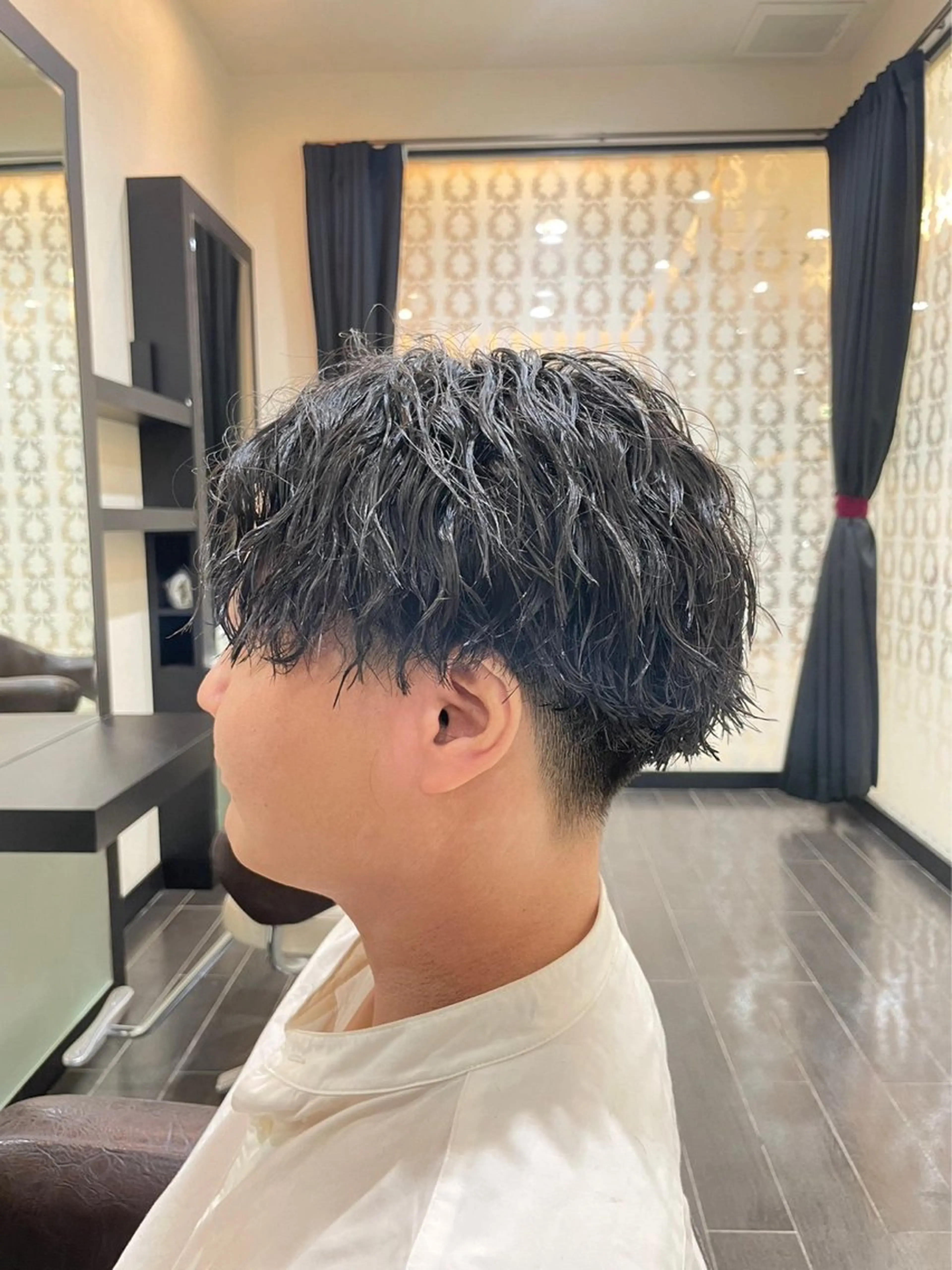 パーマ メンズ 長谷川 啓吾のヘアスタイル