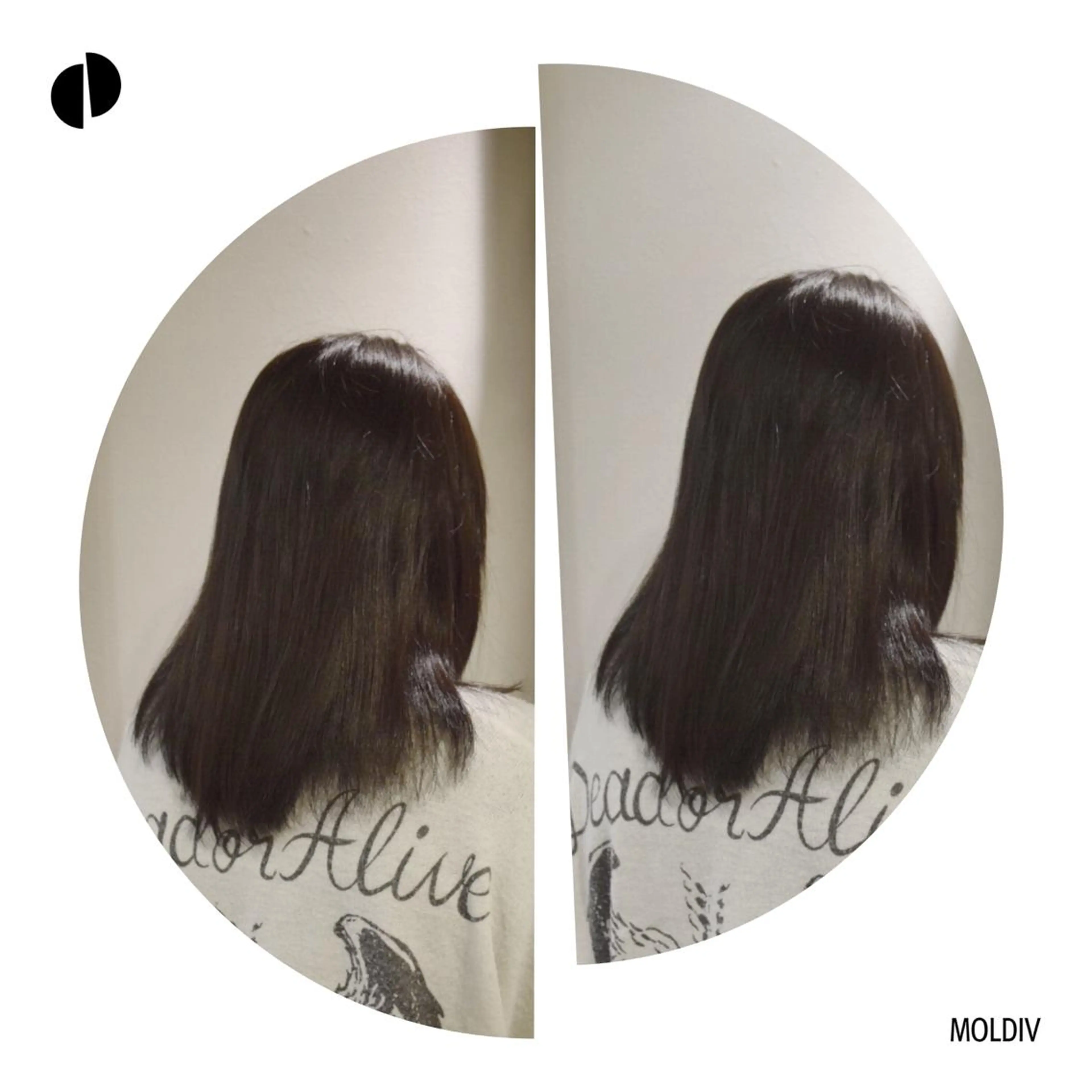 ミディアム セミロング カラー ブルーカラー ハイトーンカラー ✨縮毛矯正✨髪質改善 ナカシマ ユミのヘアスタイル